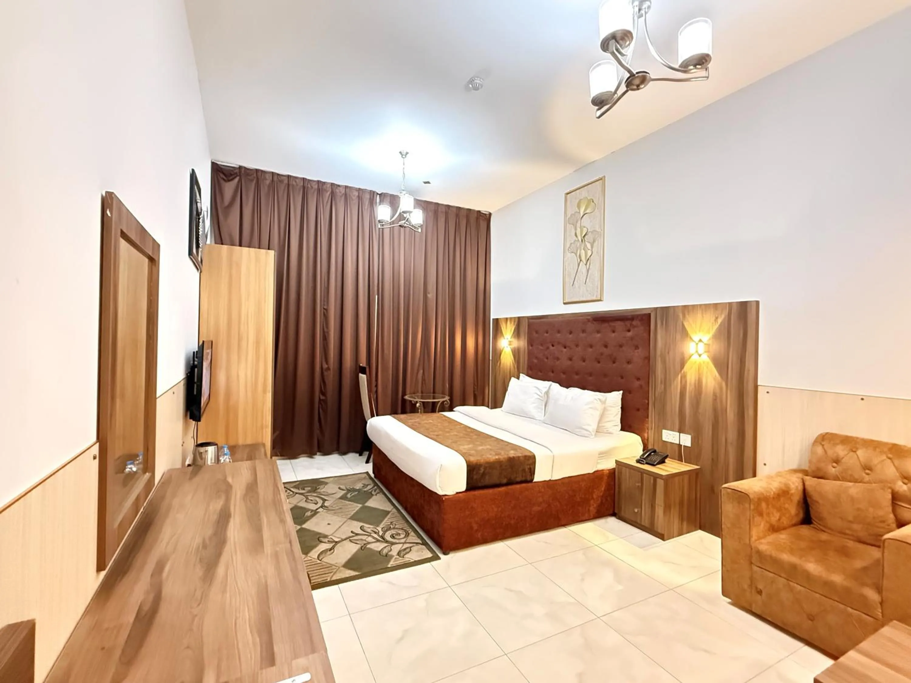 Bedroom, Bed in New Dream Plaza Hotel Apartment