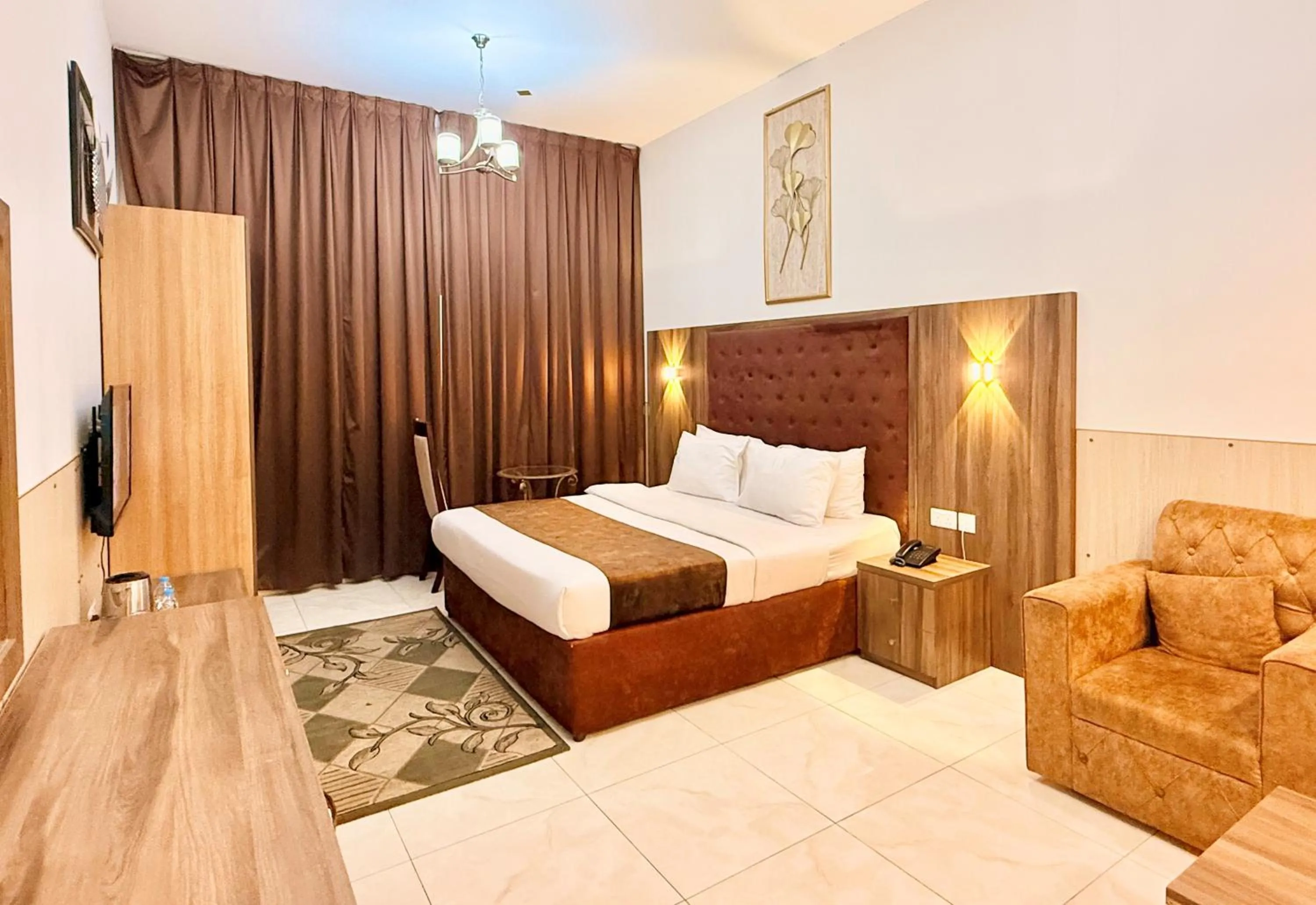 Bedroom, Bed in New Dream Plaza Hotel Apartment
