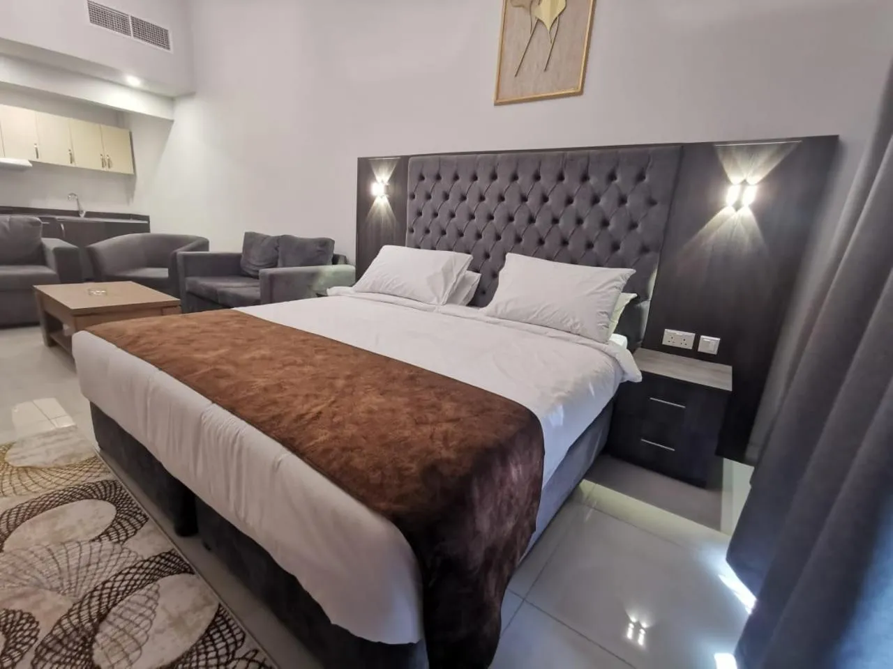 Bedroom, Bed in New Dream Plaza Hotel Apartment