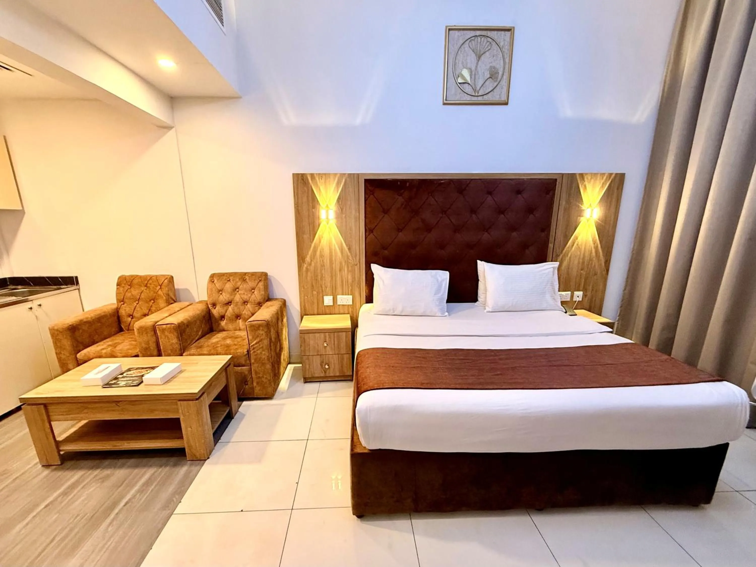 Bedroom, Bed in New Dream Plaza Hotel Apartment