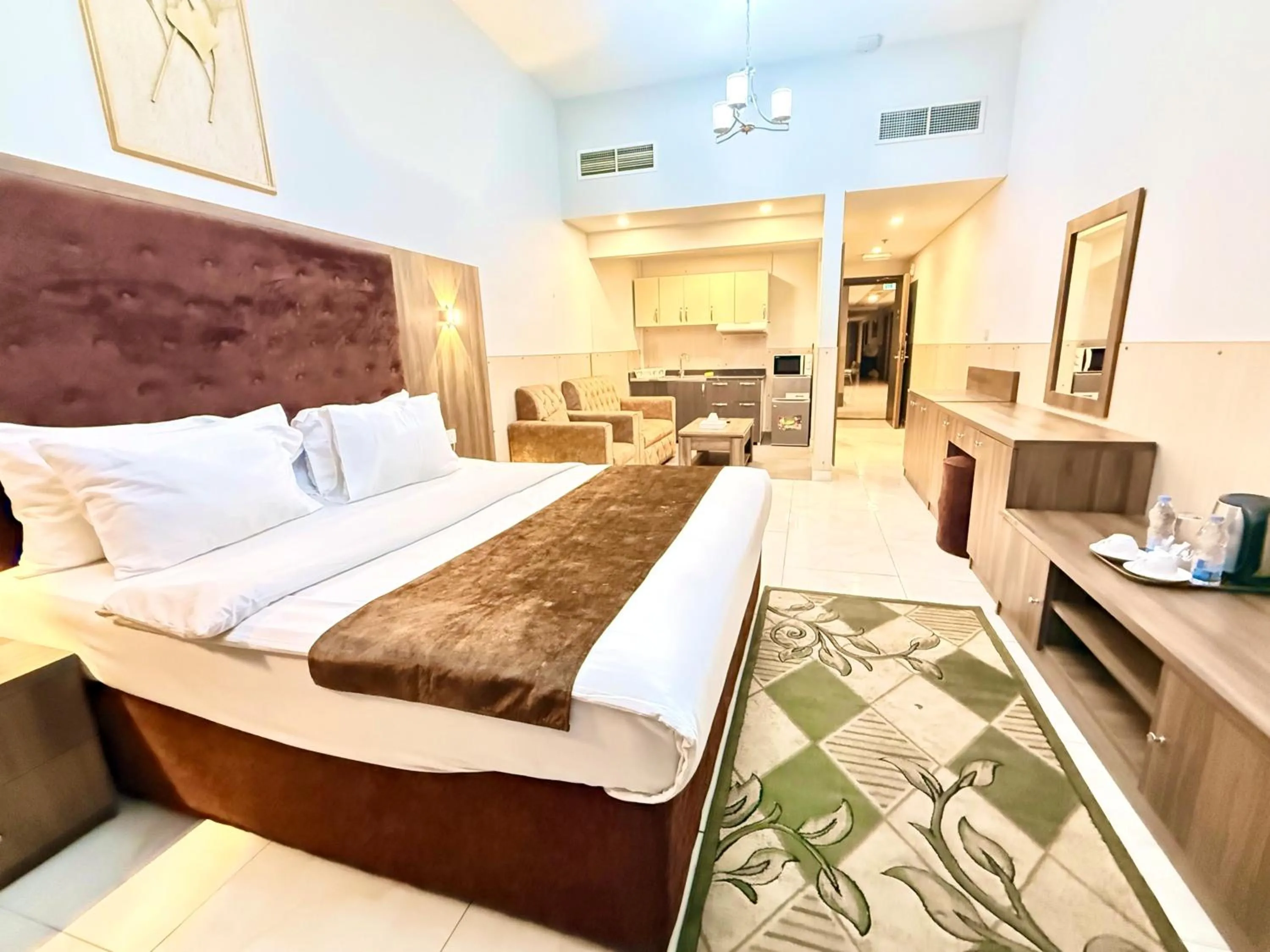 Photo of the whole room, Bed in New Dream Plaza Hotel Apartment