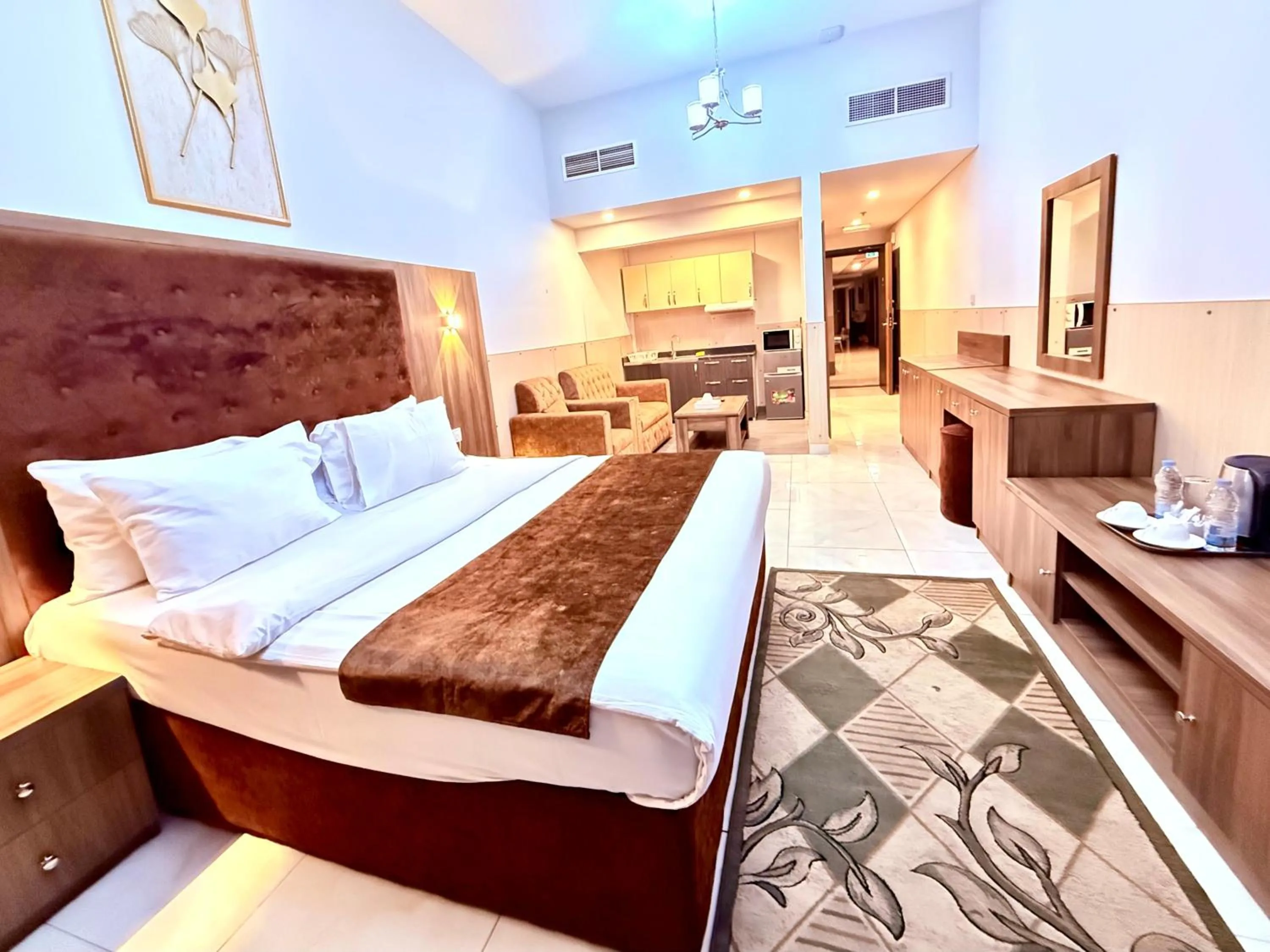 Photo of the whole room, Bed in New Dream Plaza Hotel Apartment