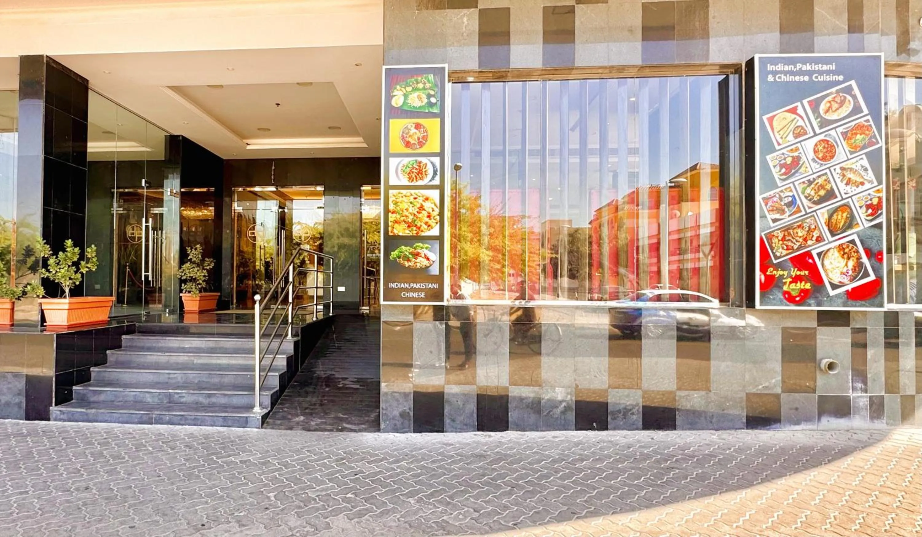 Property building in New Dream Plaza Hotel Apartment