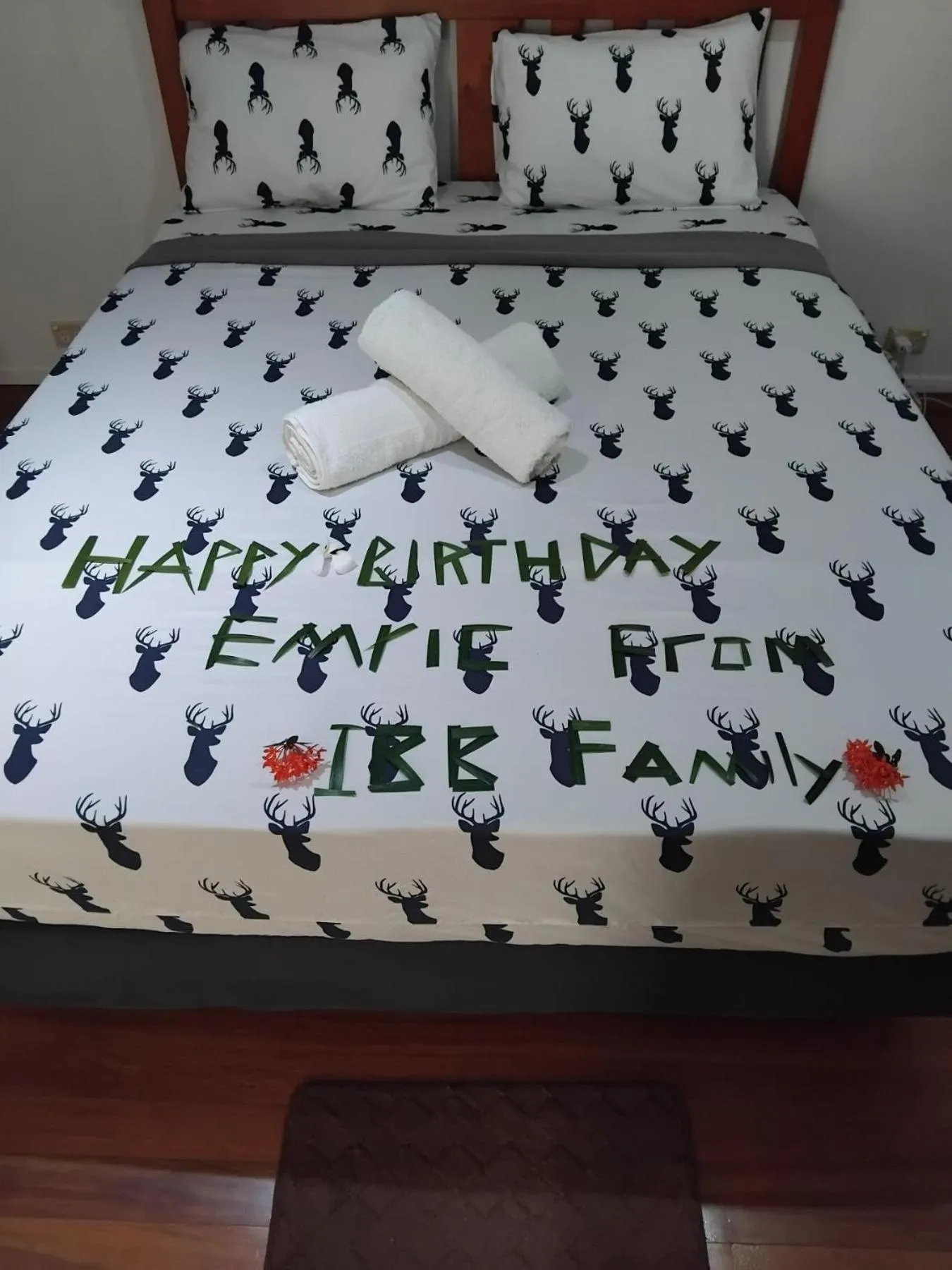 Bed in The Ideal Bed & Breakfast