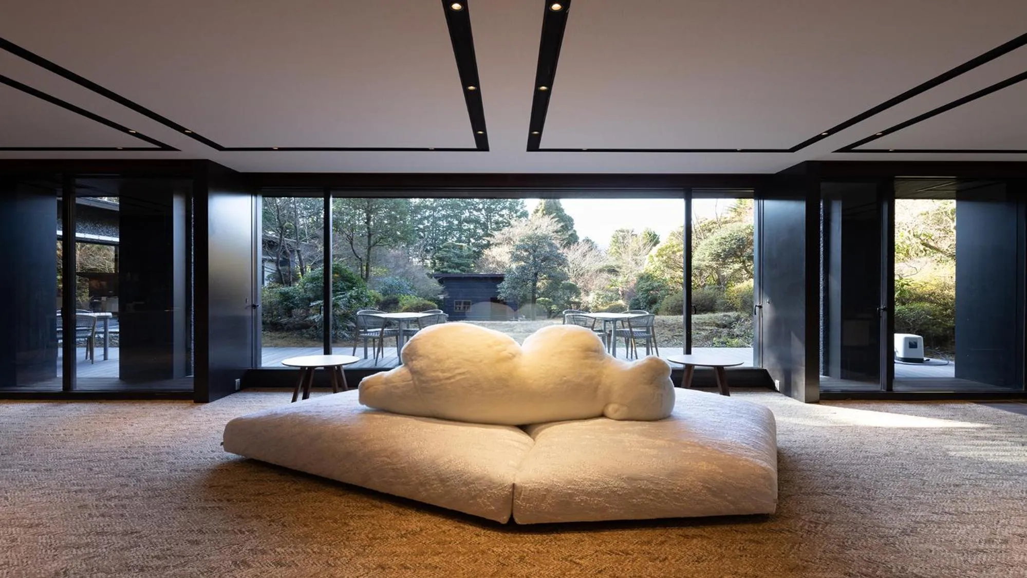 Seating area in Sengokubara COCON