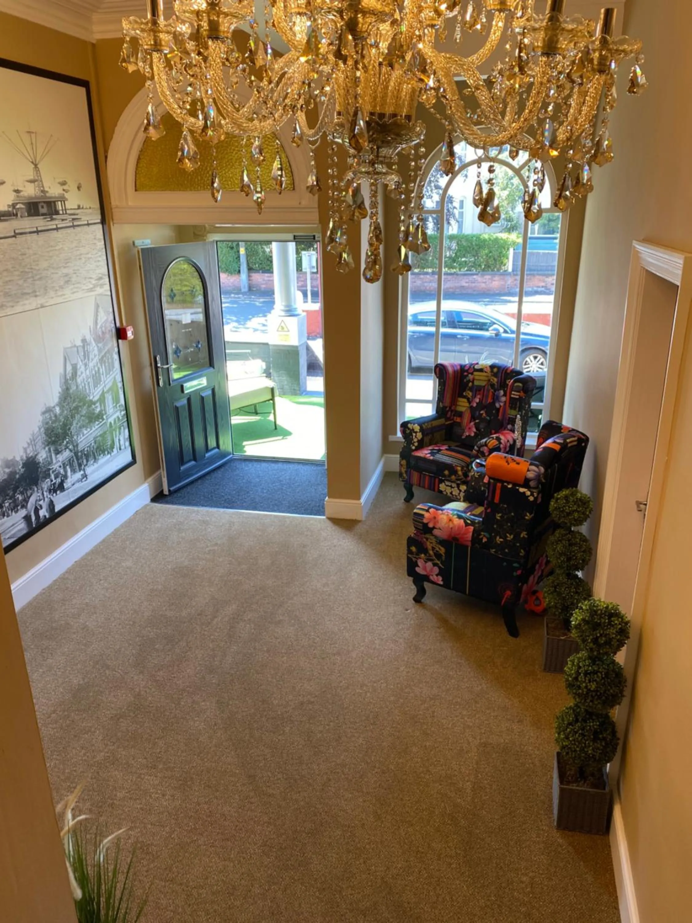 Seating area in The New Talbot Hotel