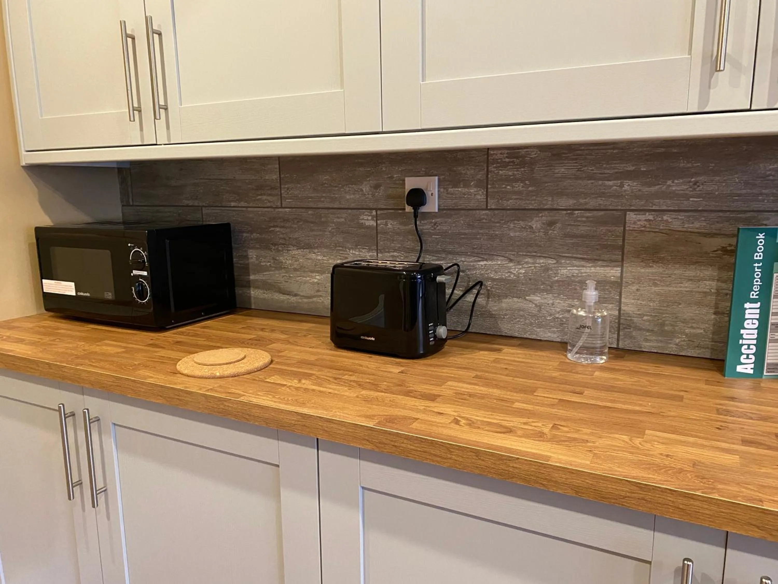 Communal kitchen in The New Talbot Hotel