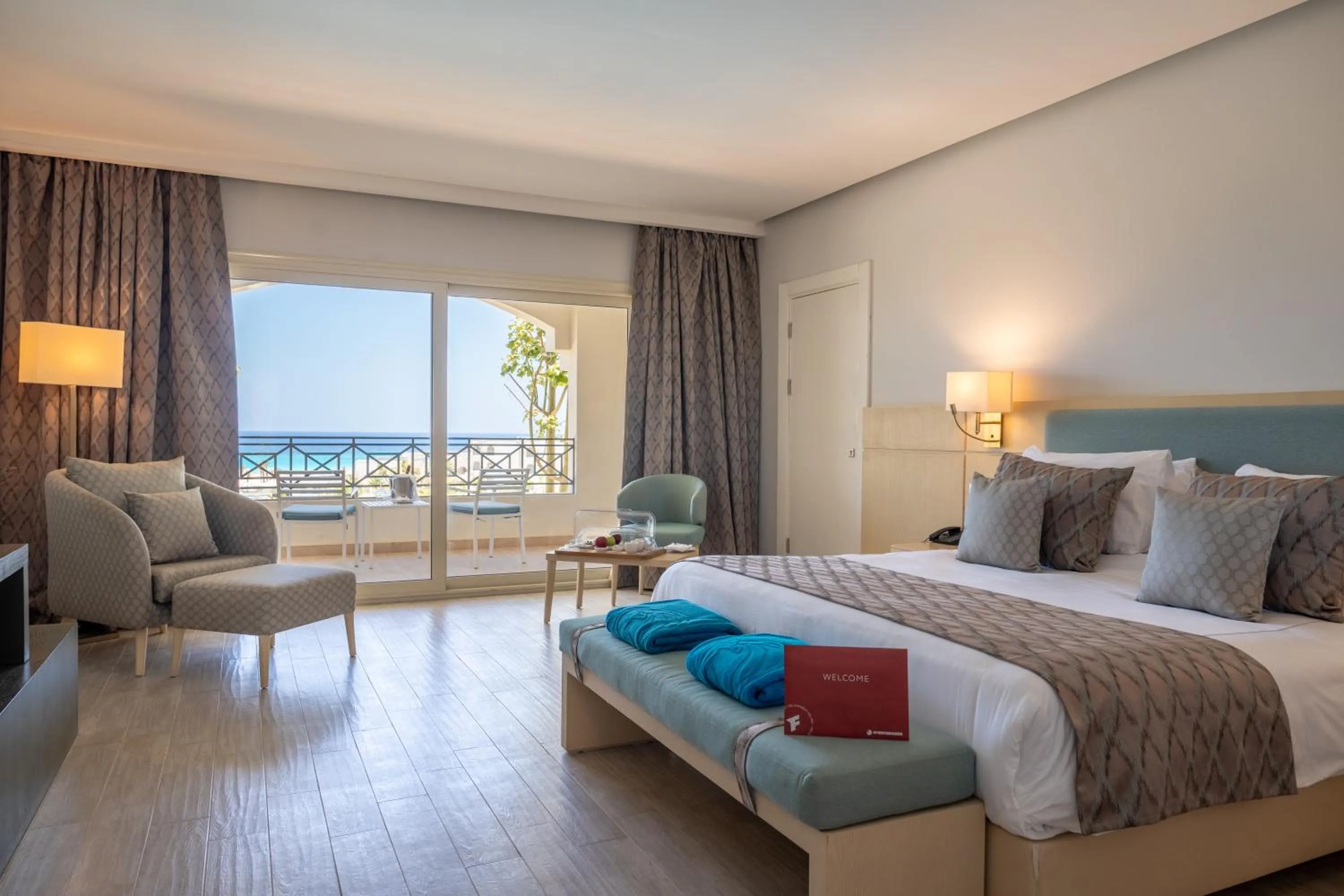 Deluxe Double or Twin Room with Sea View - single occupancy in Cleopatra Sidi Heneish