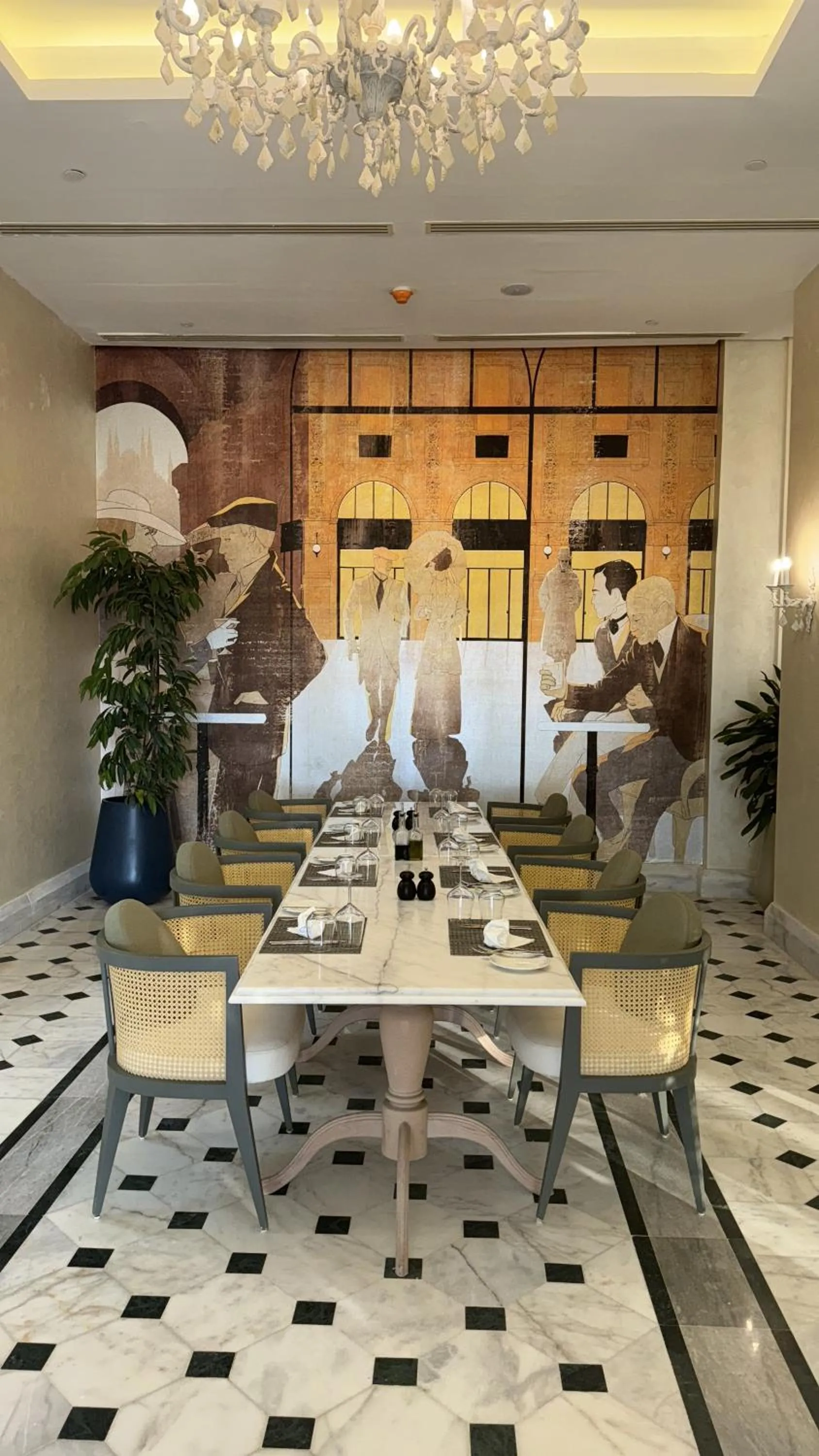 Dining area in Cleopatra Sidi Heneish