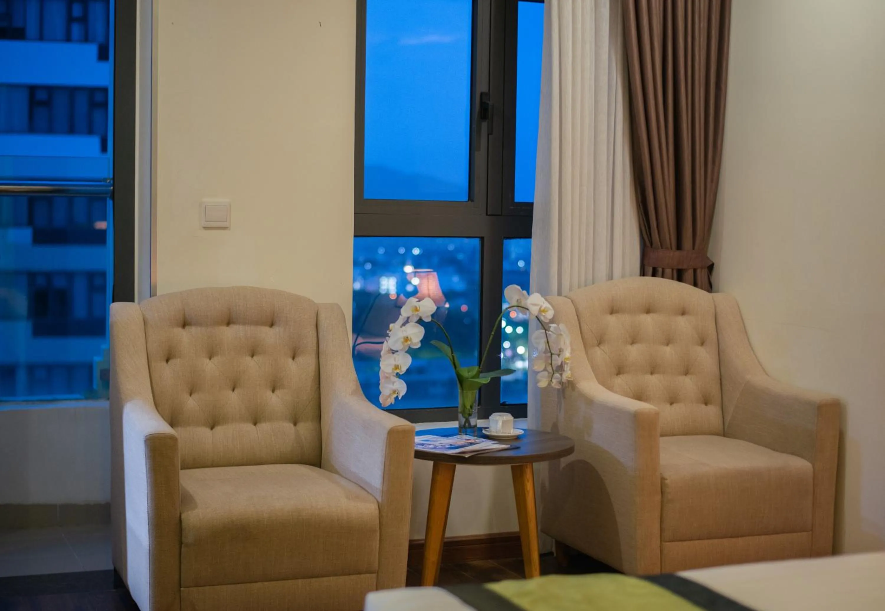 Seating area in BN Boutique Nha Trang Beach