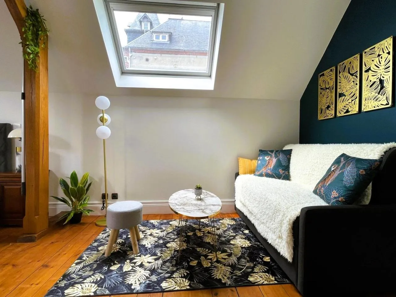 Living room in La Villa Bligny