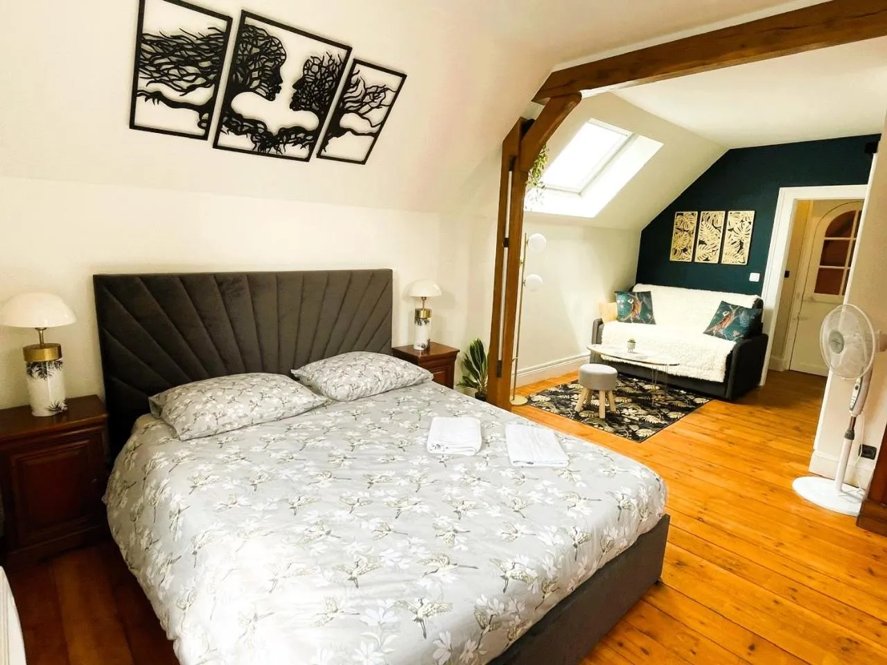 Bed in La Villa Bligny