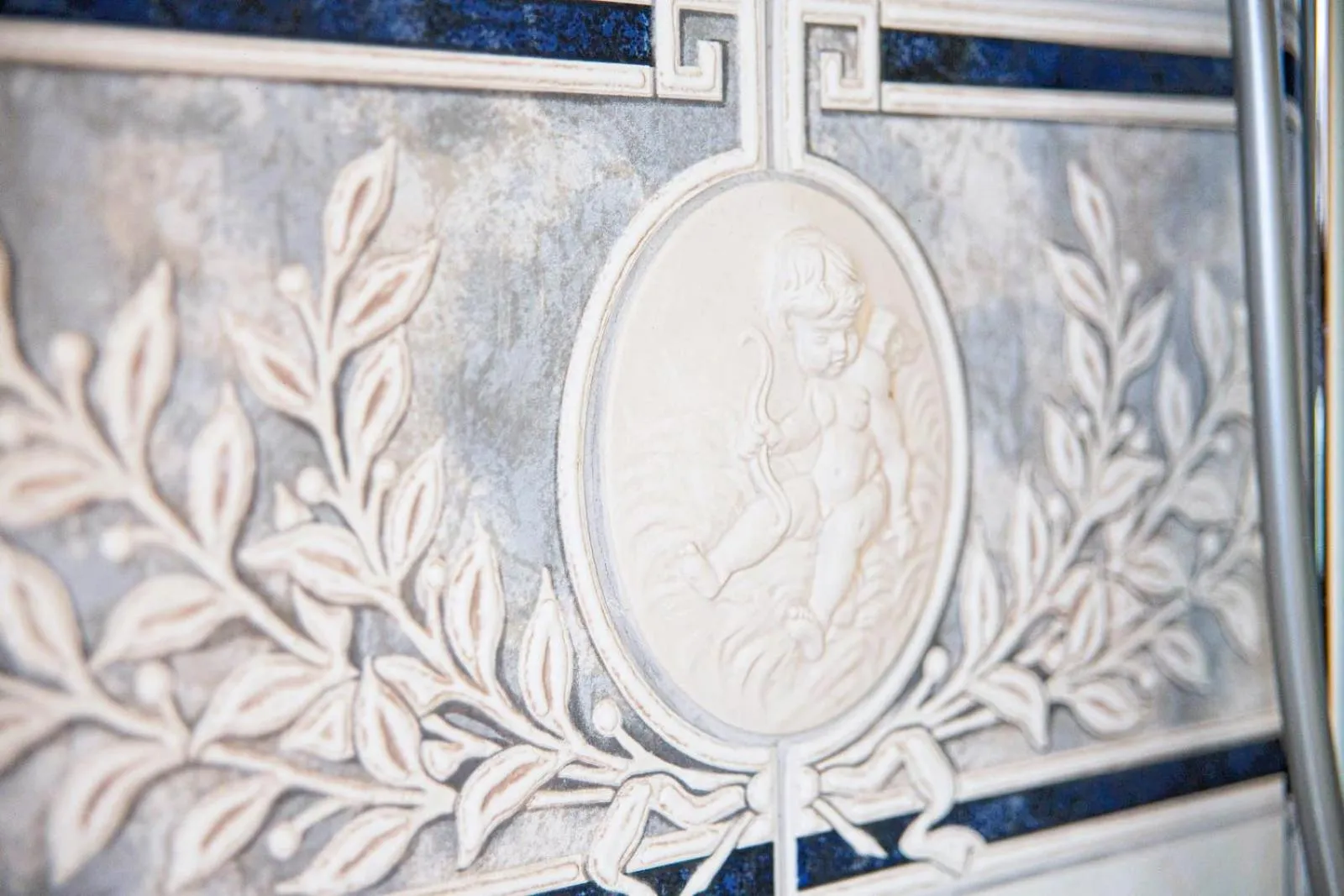 Decorative detail in La Villa Bligny