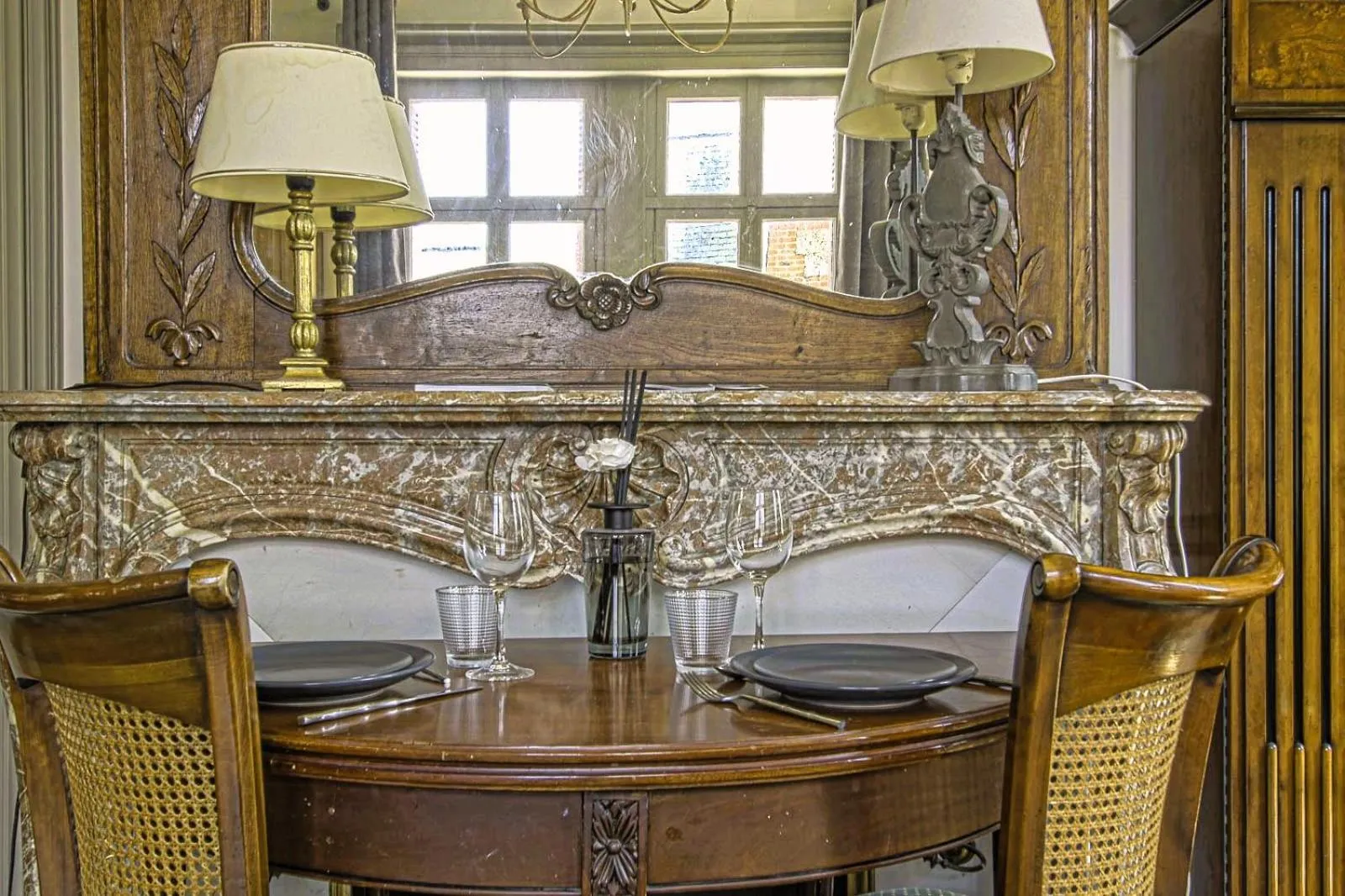 Dining area in La Villa Bligny