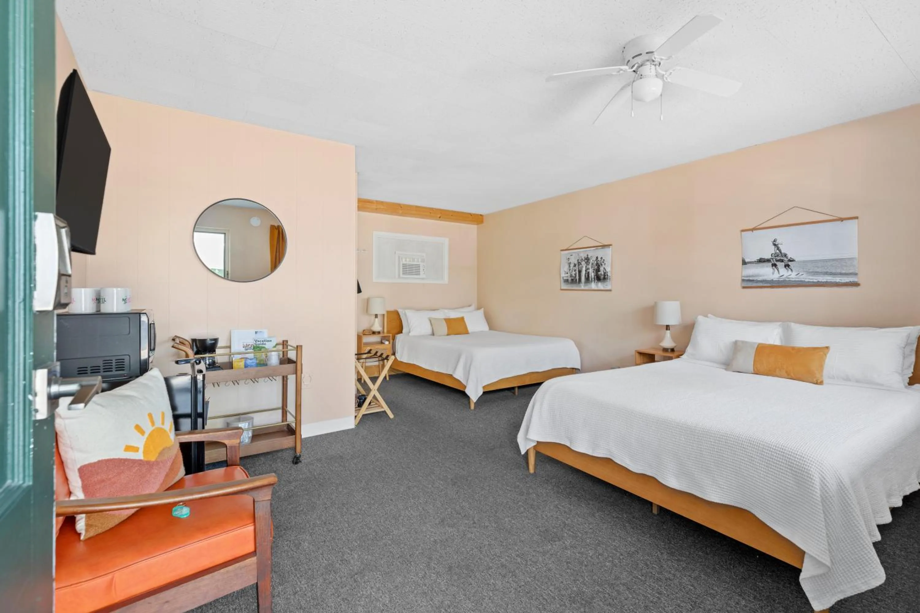 Bed in Motel Bear Lake