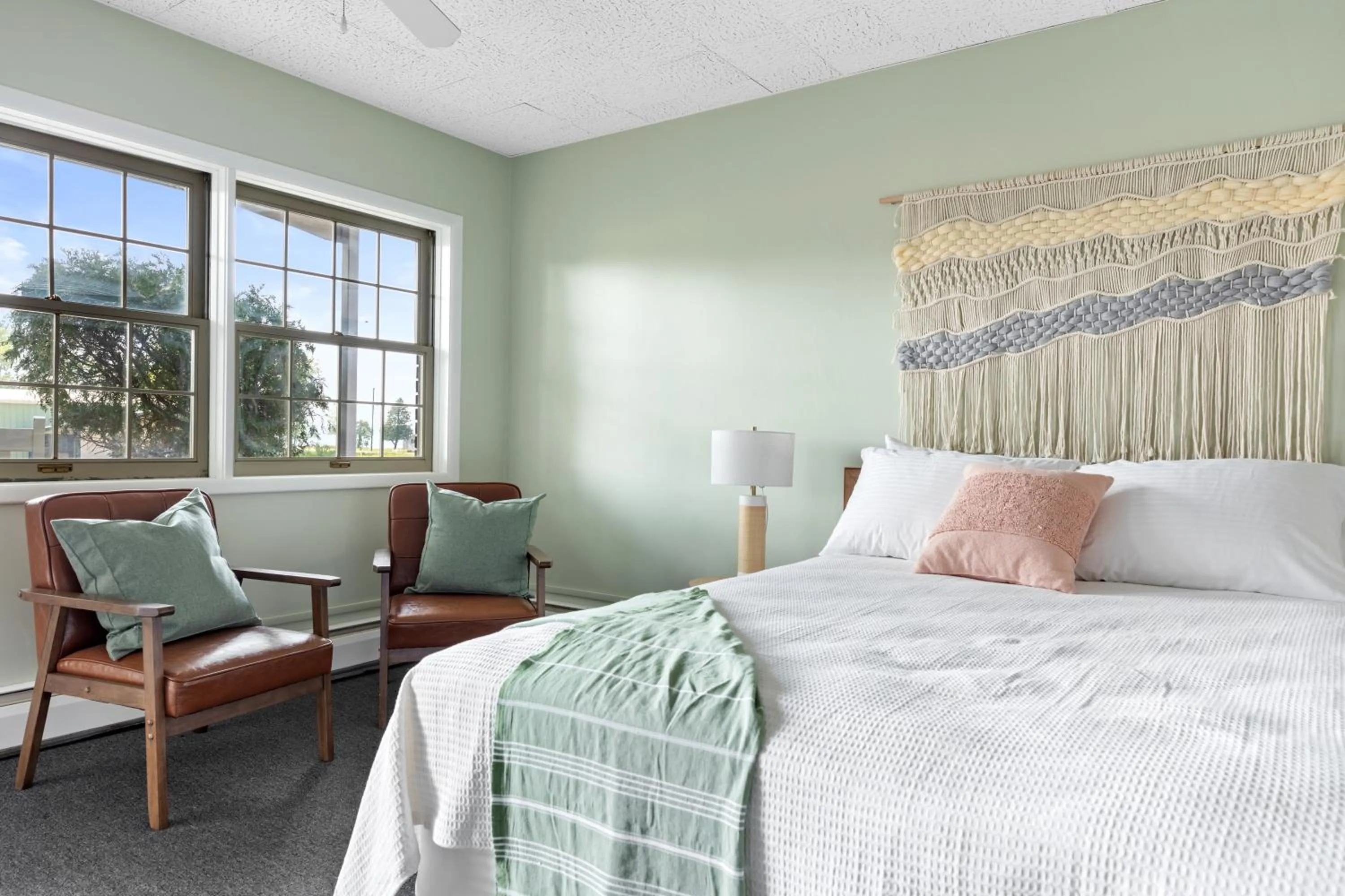 Bed in Motel Bear Lake