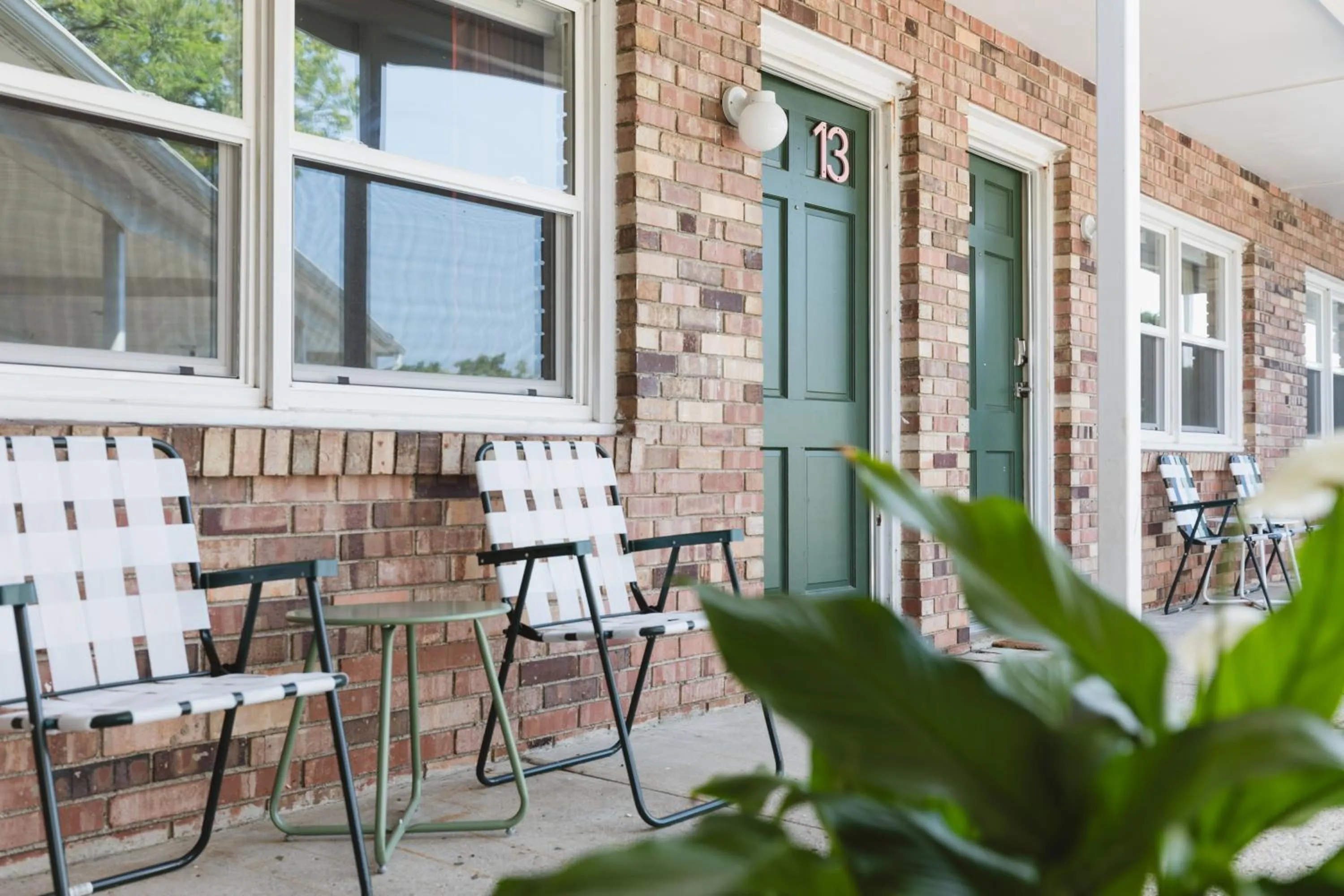 Patio in Motel Bear Lake