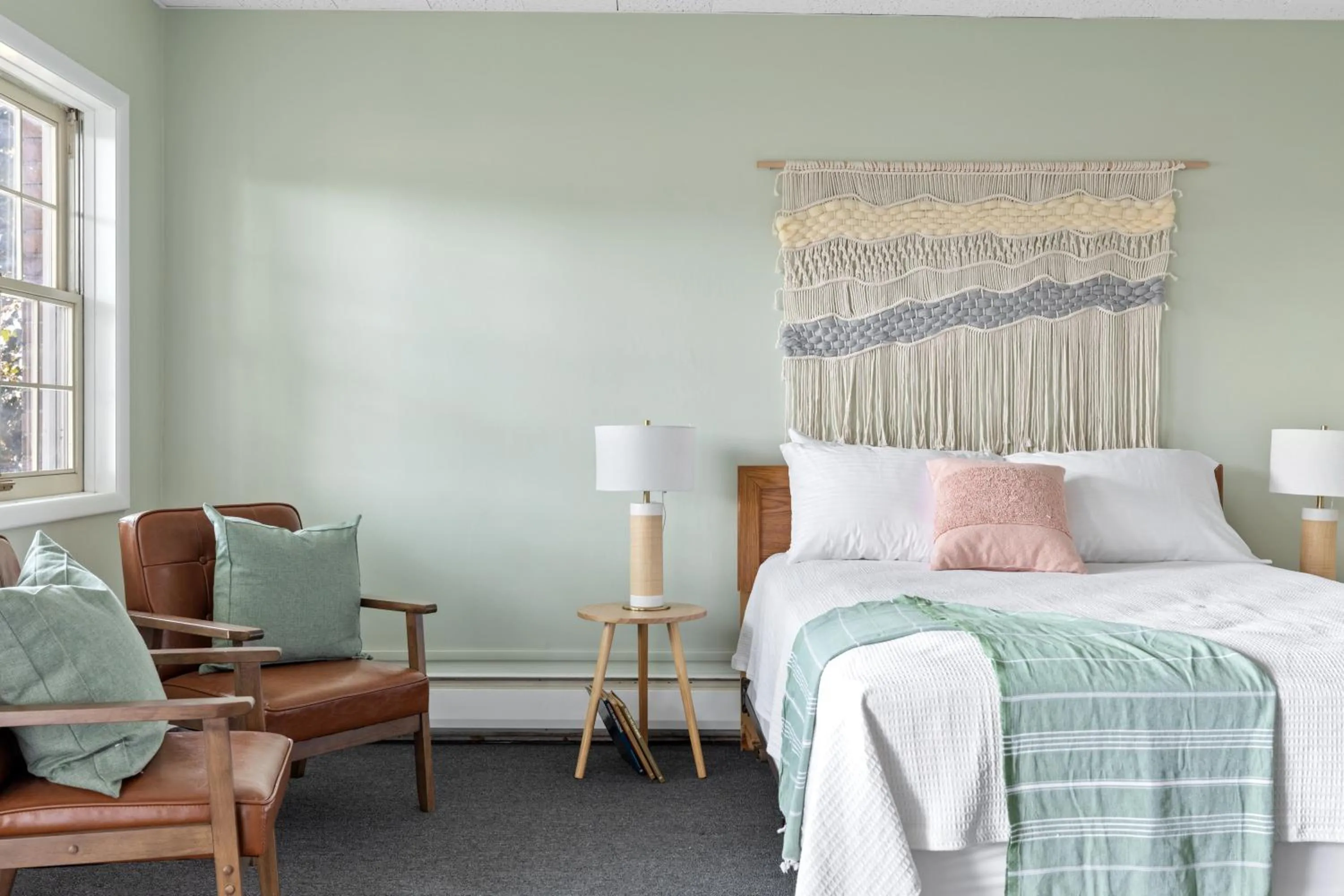 Bed in Motel Bear Lake