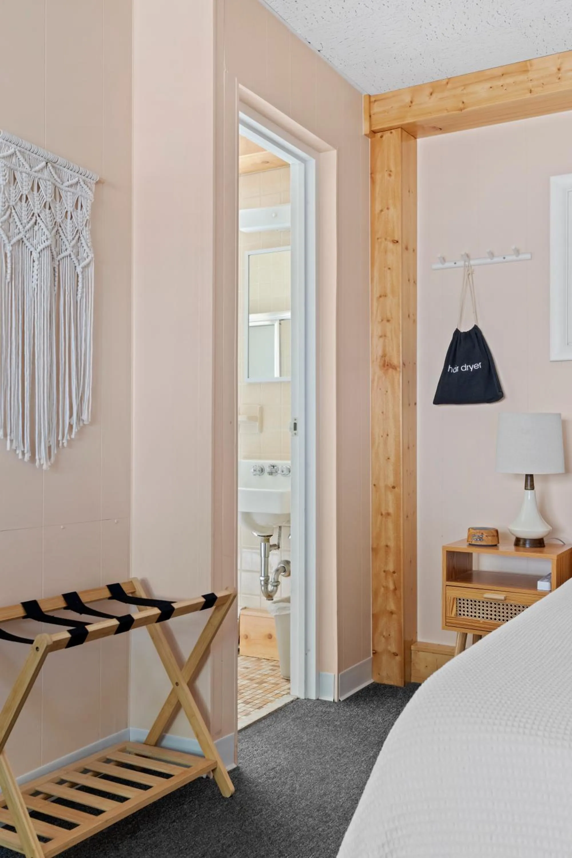 Bed in Motel Bear Lake