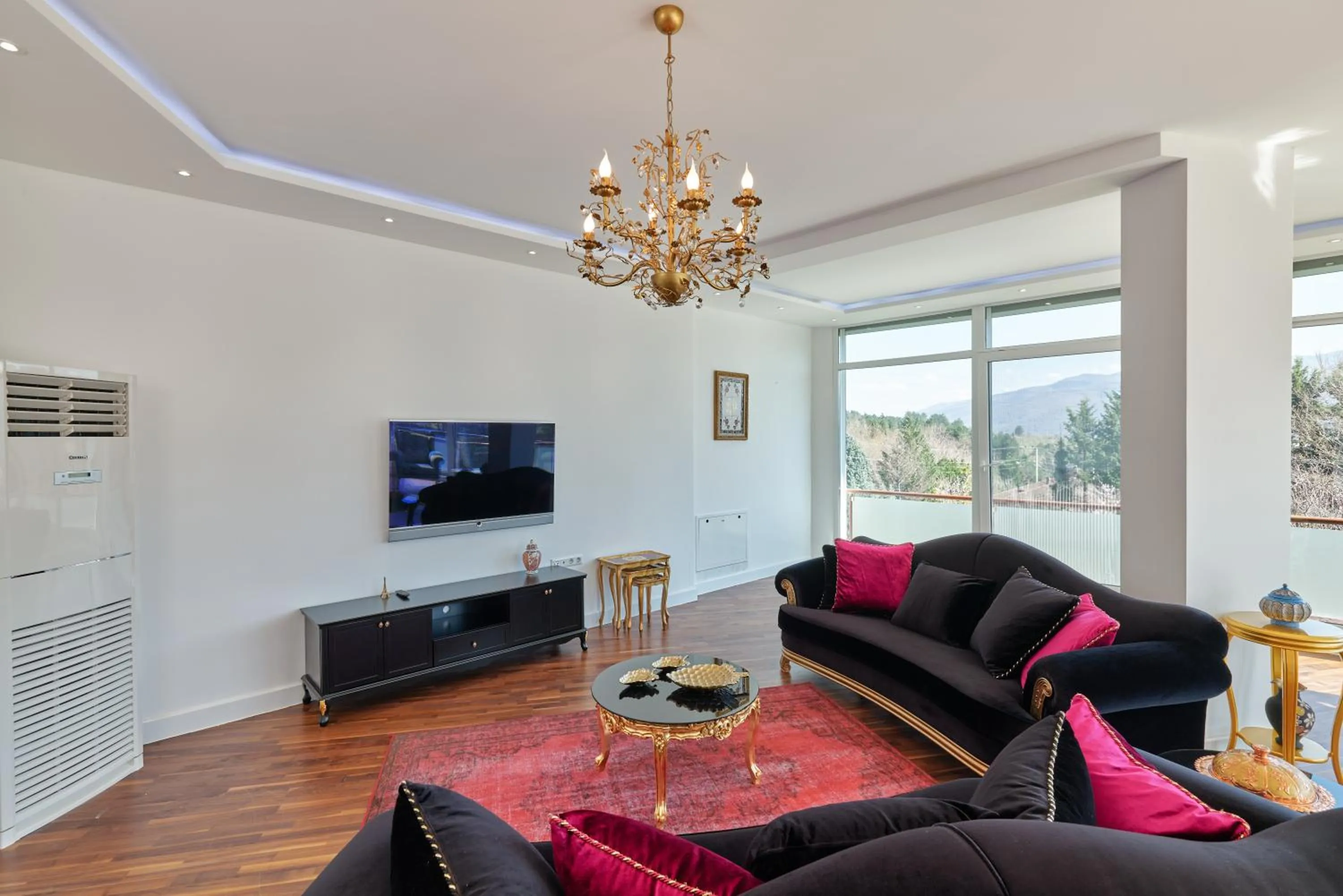 Communal lounge/ TV room in Beyaz Köşk Geyve