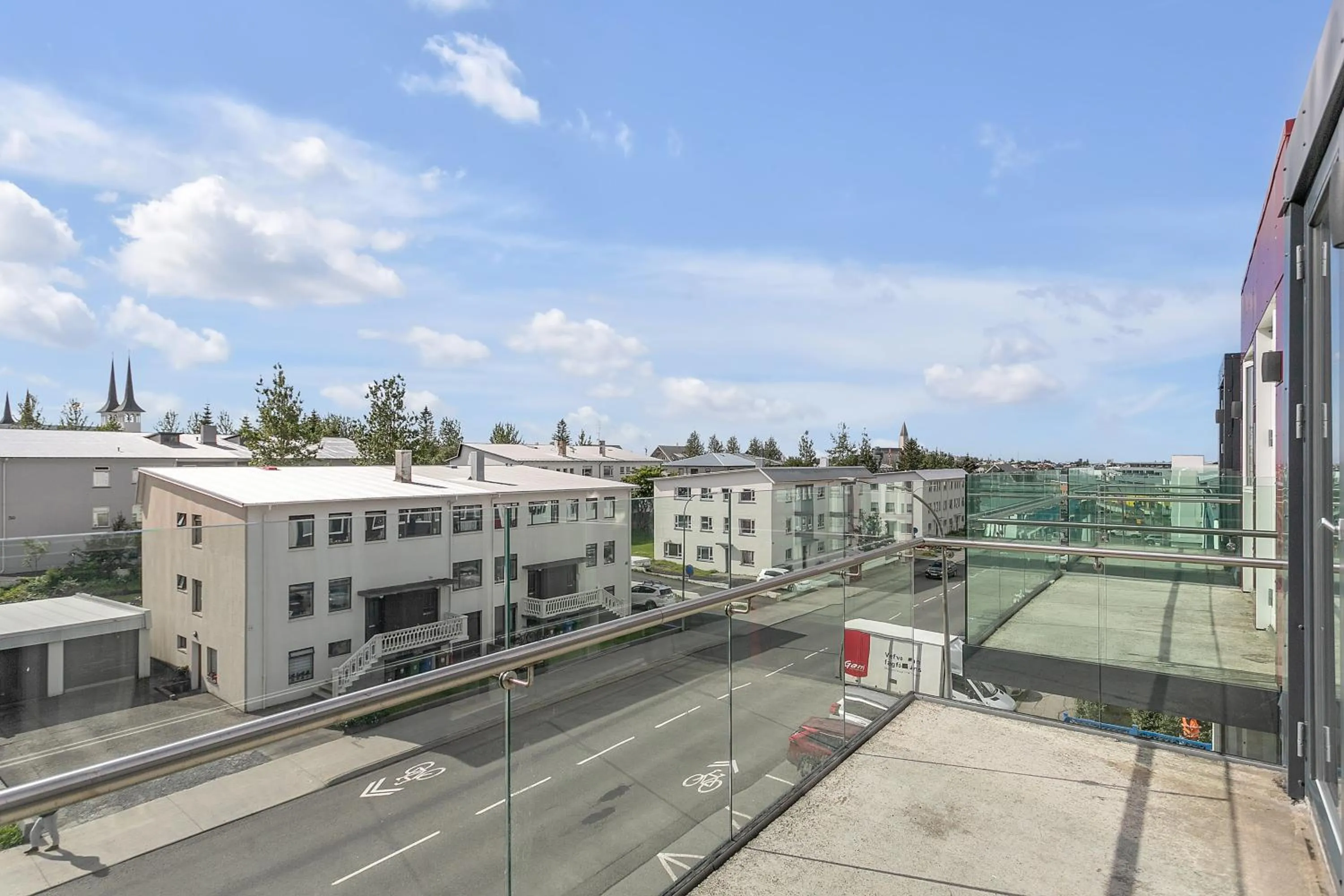 City view in Hotel Aska