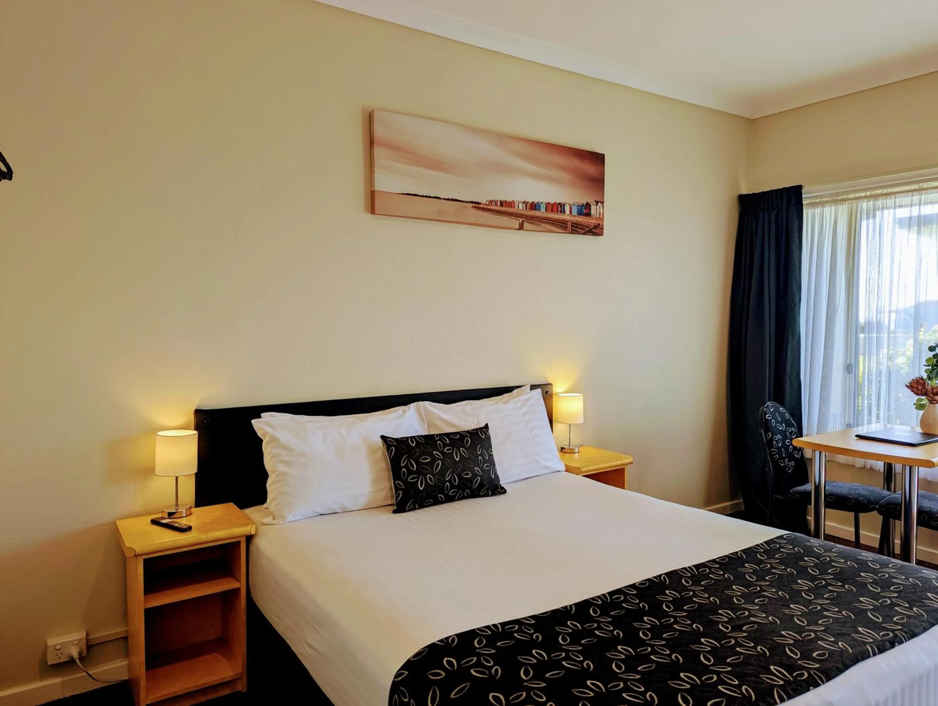 Bed in Ocean Drive Motel