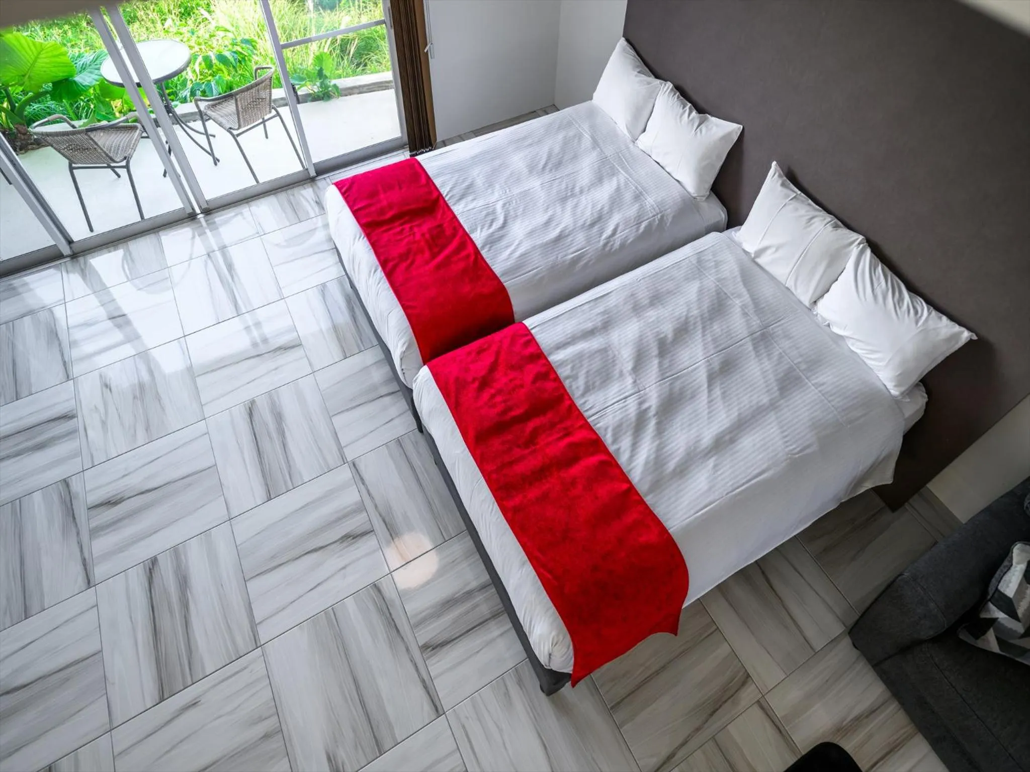 Photo of the whole room, Bed in abundance okinawa