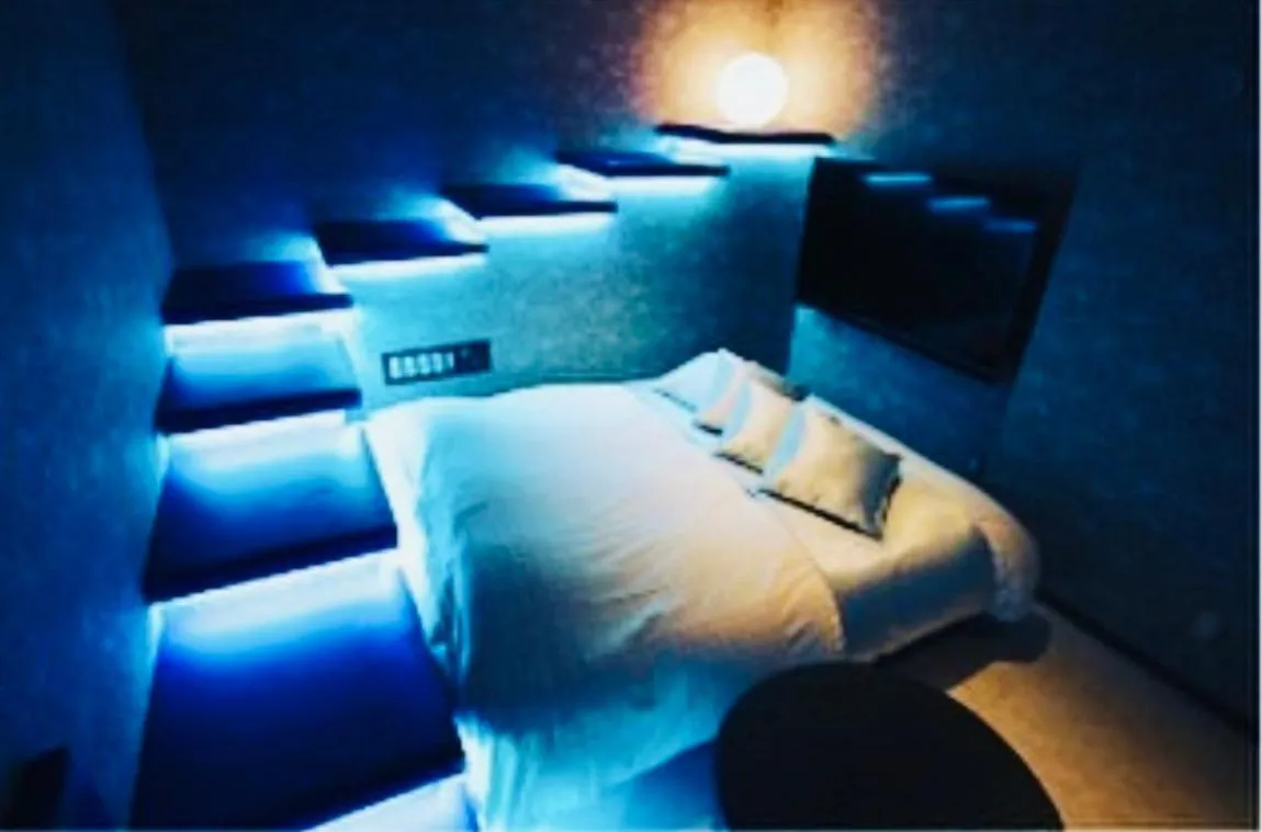 Photo of the whole room, Bed in Asokono Hotel