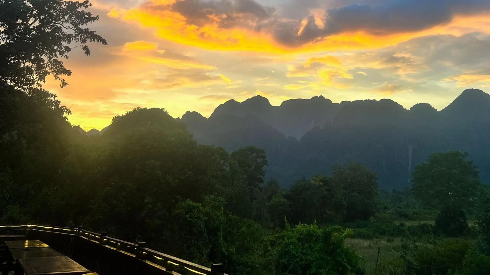 View (from property/room) in Mad Monkey Vang Vieng