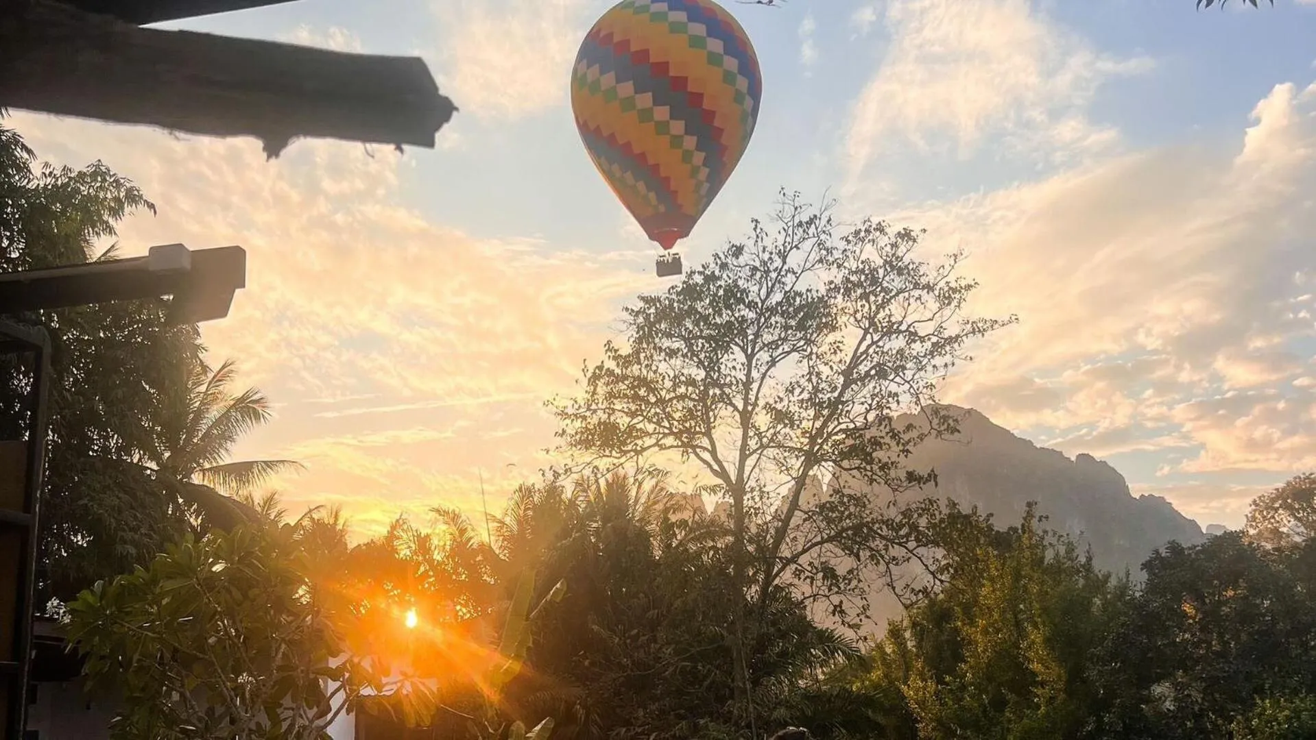 View (from property/room) in Mad Monkey Vang Vieng