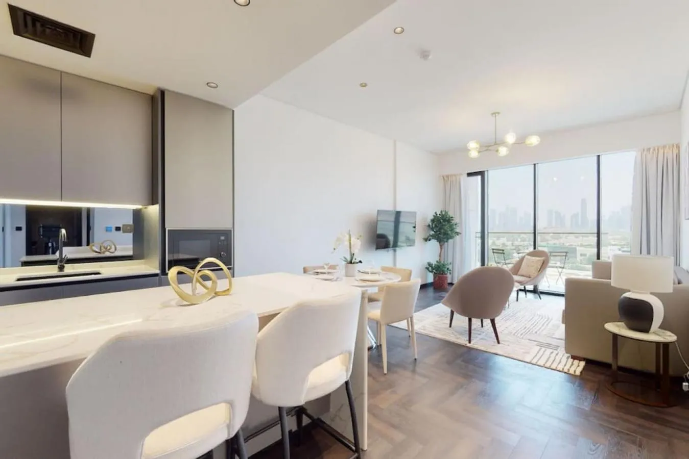 Kitchen or kitchenette in O Ten, Al Jaddaf - Smart One Bedroom