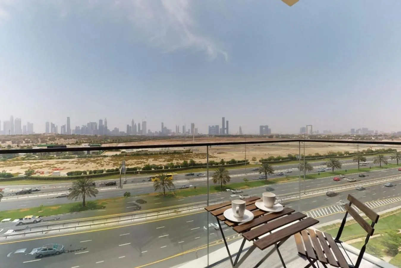 Balcony/Terrace in O Ten, Al Jaddaf - Smart One Bedroom