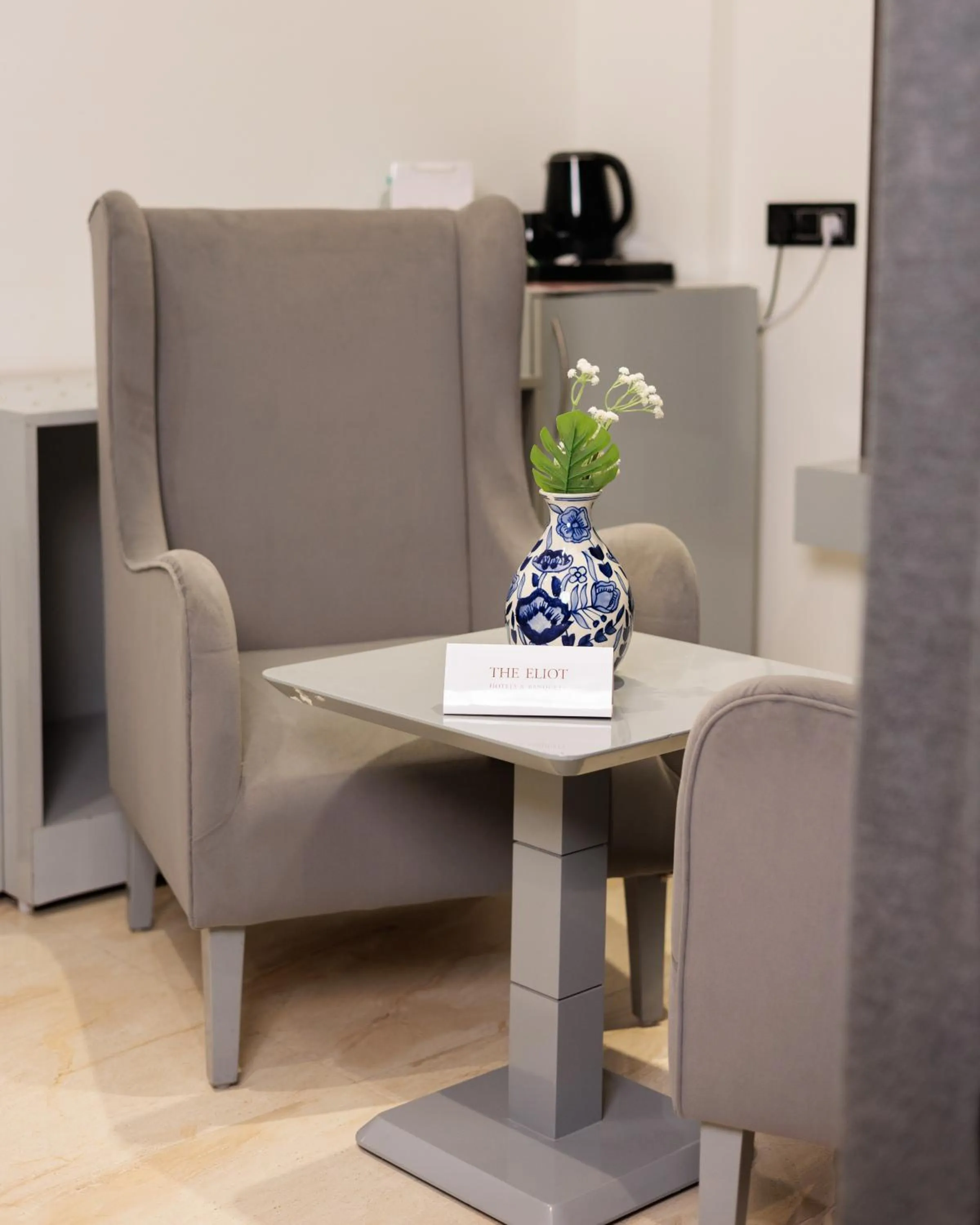 Seating area in The Eliot Hotel & Banquet