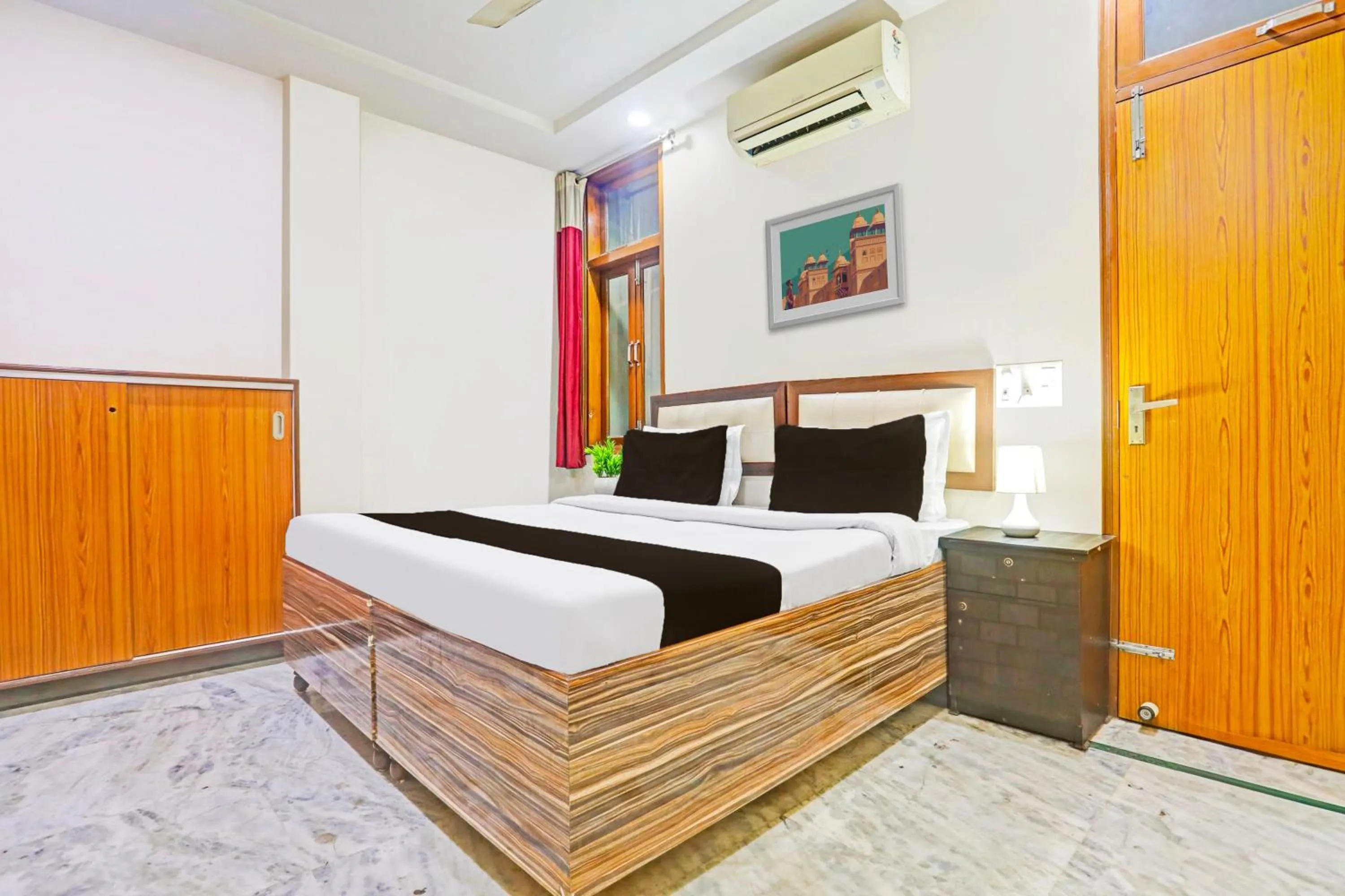 Bedroom, Bed in HOTEL O KRISHNA VILLA