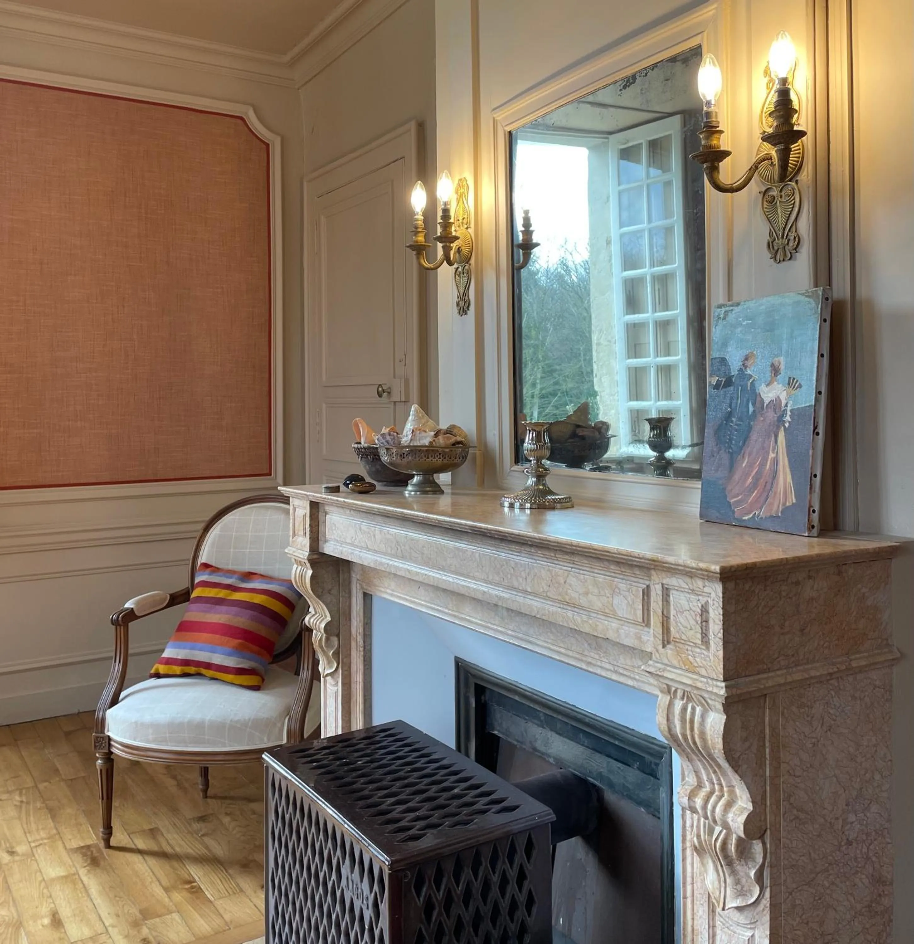 flat iron in Château de la Huberdière