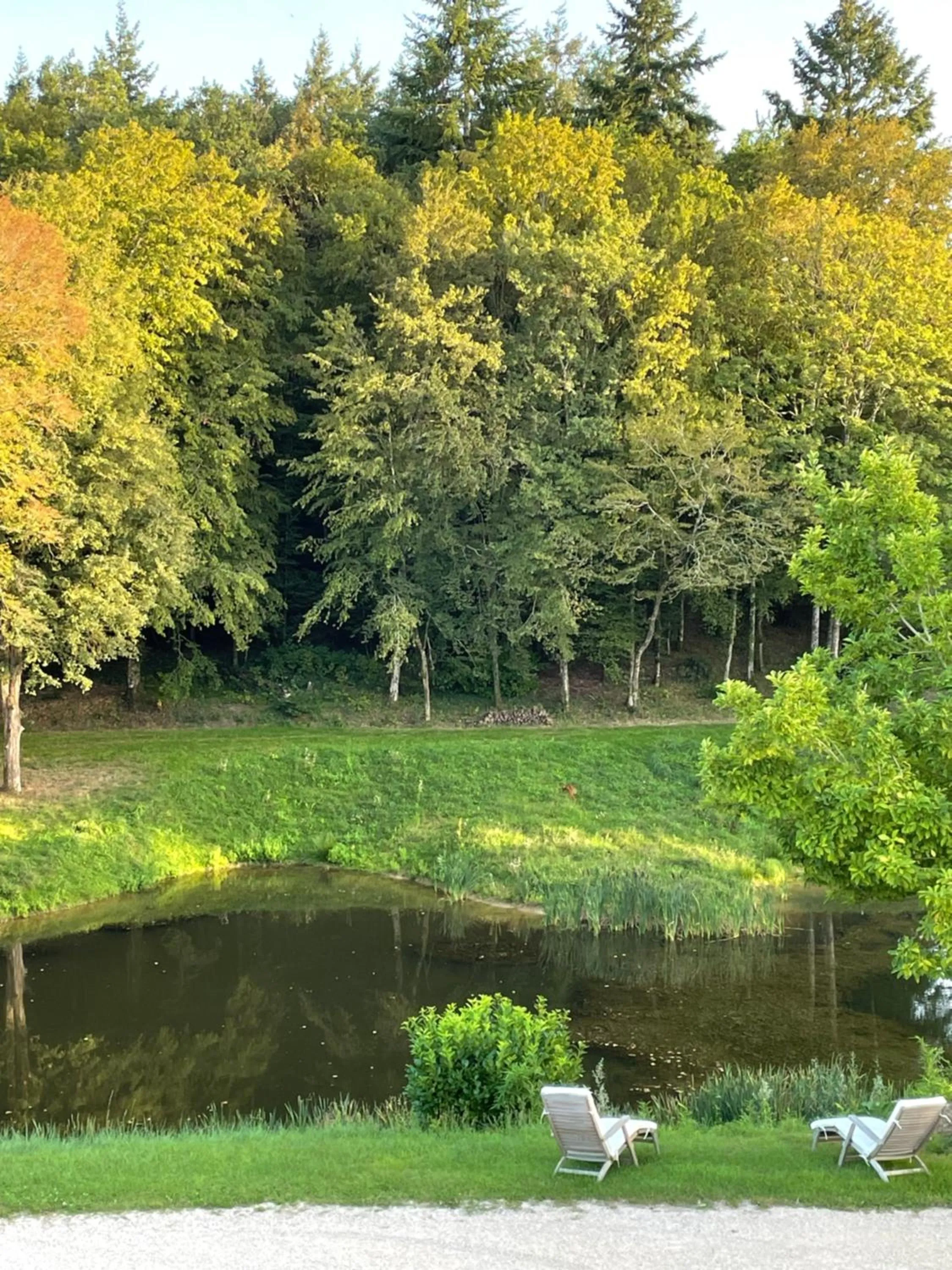 Spring in Château de la Huberdière