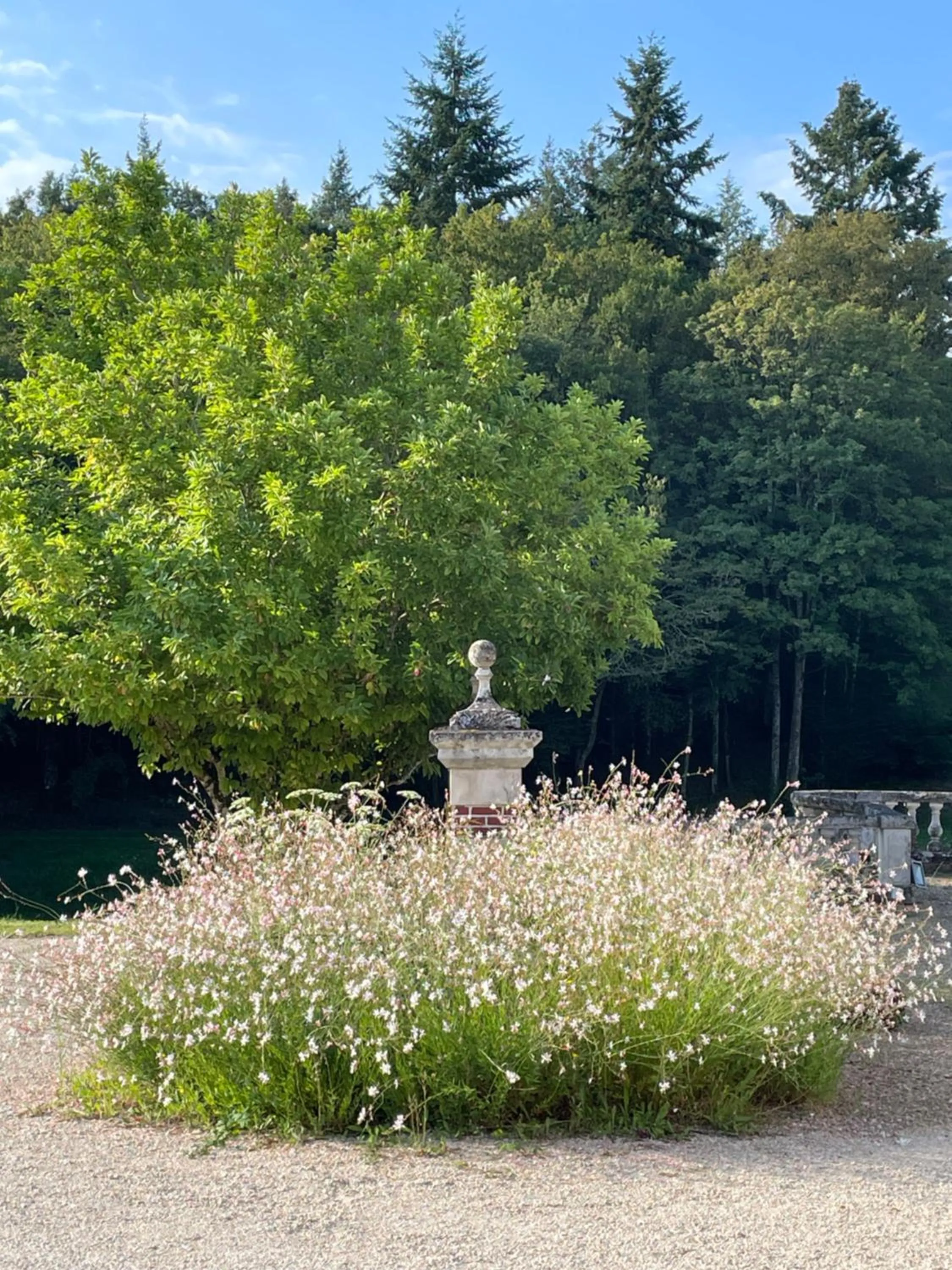 Spring in Château de la Huberdière