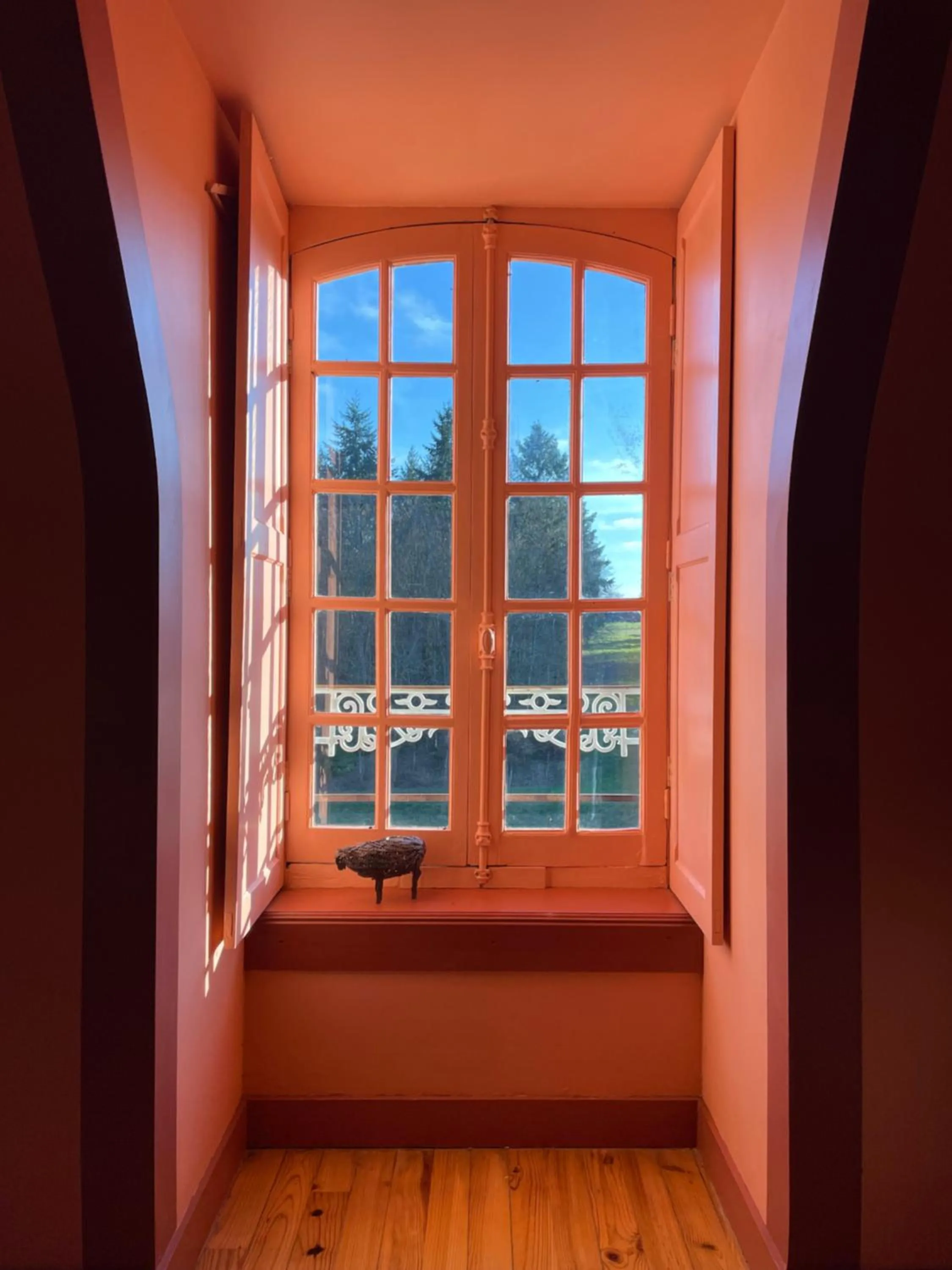 Decorative detail in Château de la Huberdière