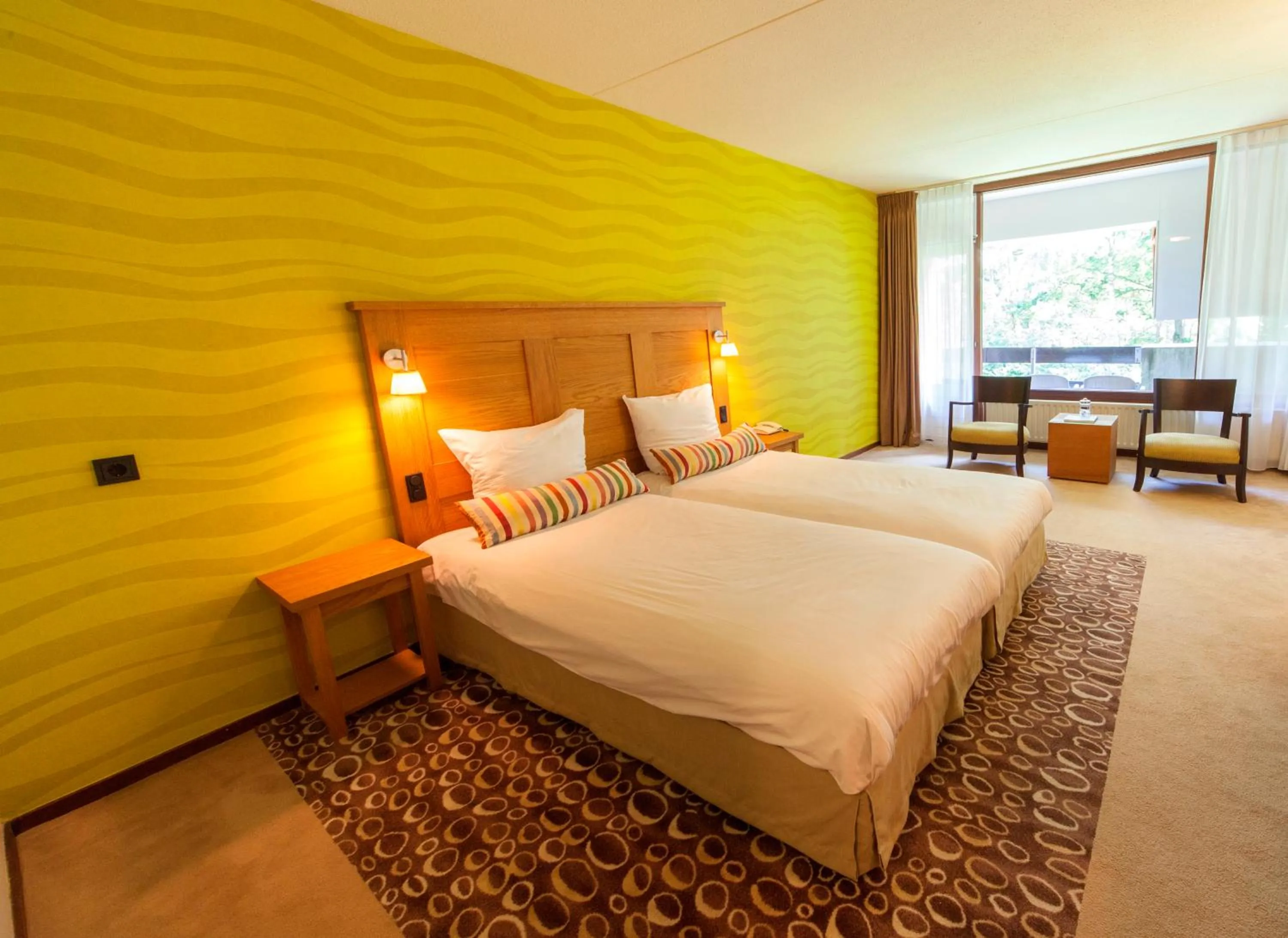 Photo of the whole room, Bed in Fletcher Hotel Restaurant Sallandse Heuvelrug