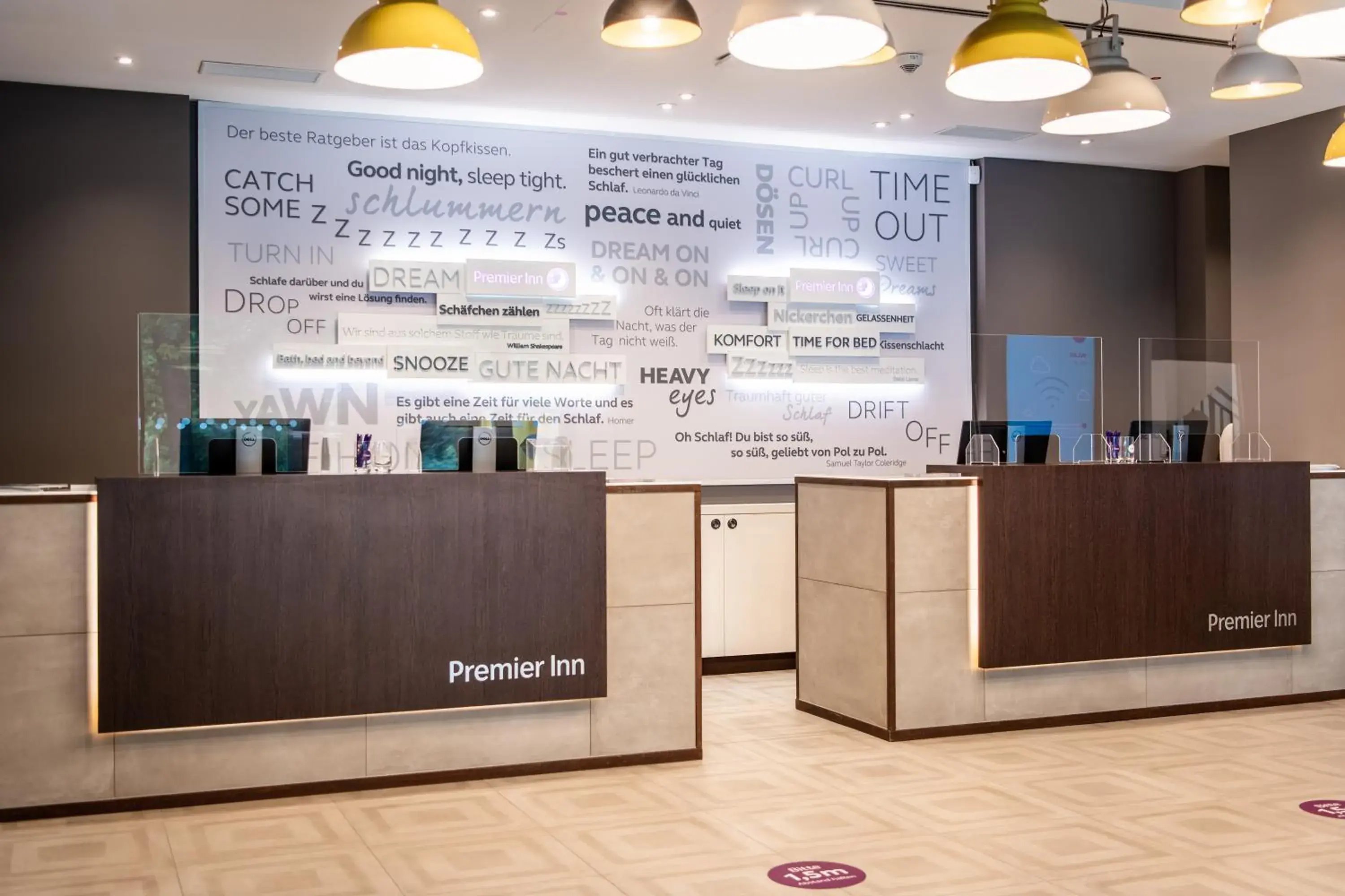 Lobby or reception in Premier Inn Leipzig City Oper Lobby or reception in Premier Inn Leipzig City Oper