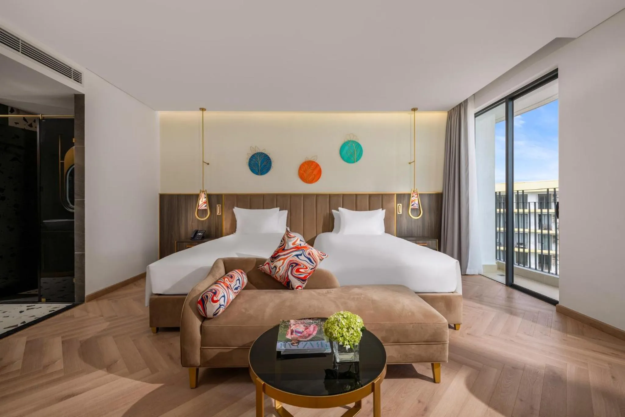 Bed in Wyndham Hoi An Royal Beachfront Resort & Villas