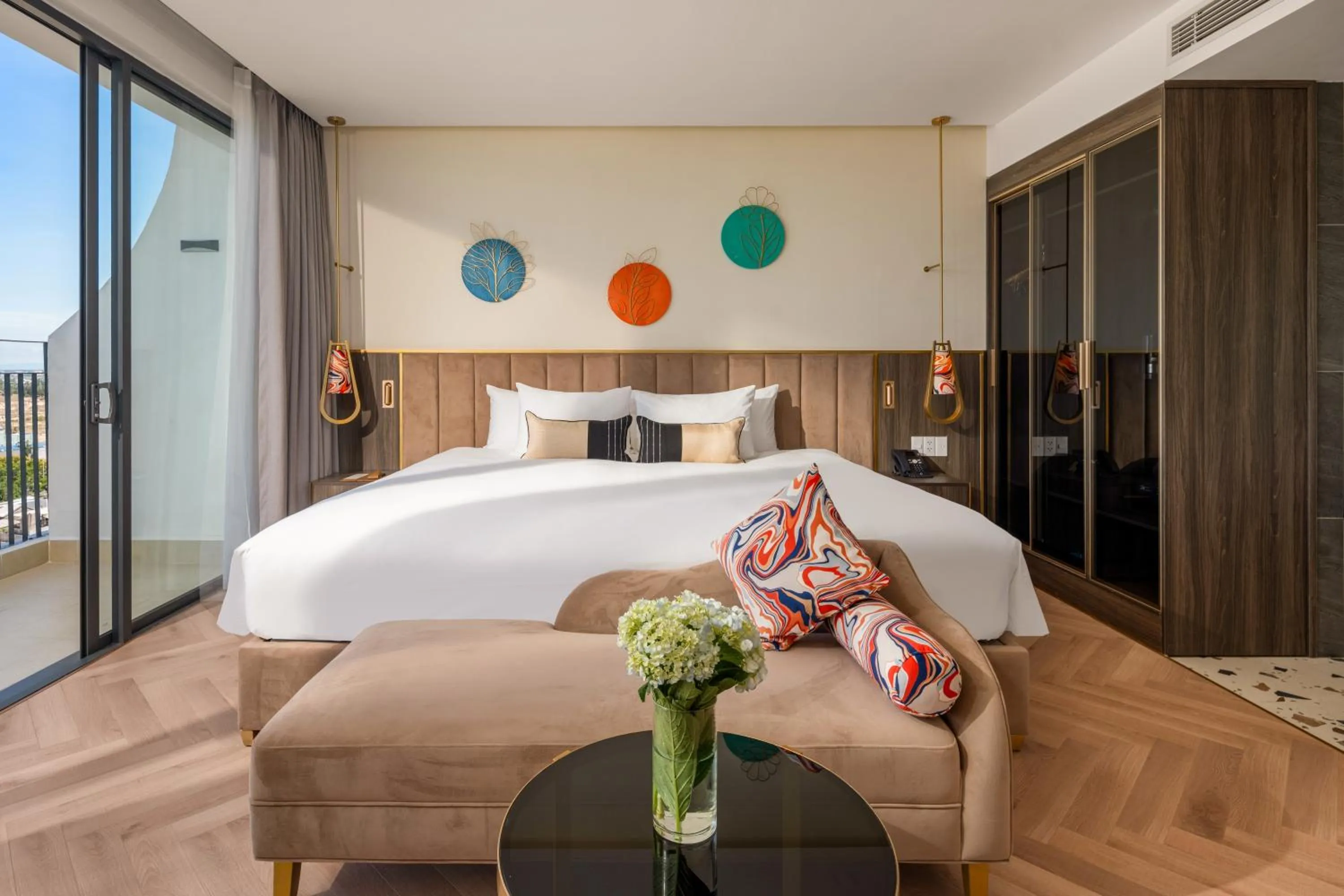 Bed in Wyndham Hoi An Royal Beachfront Resort & Villas