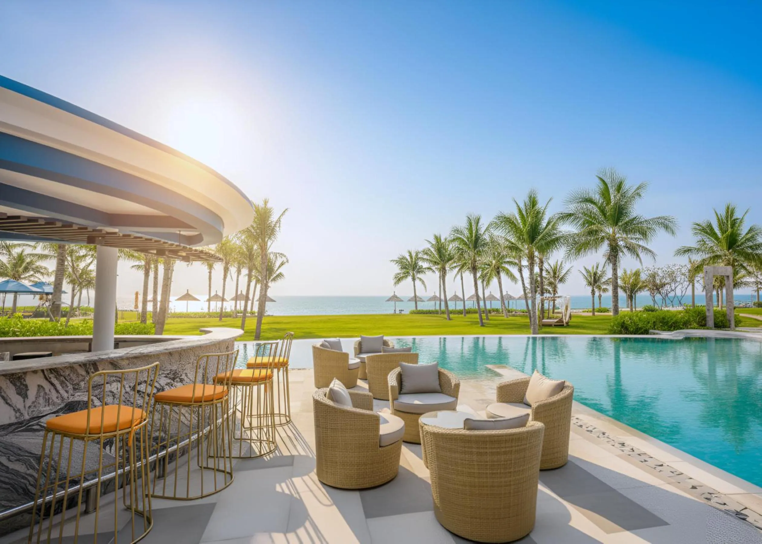 Swimming pool in Wyndham Hoi An Royal Beachfront Resort & Villas