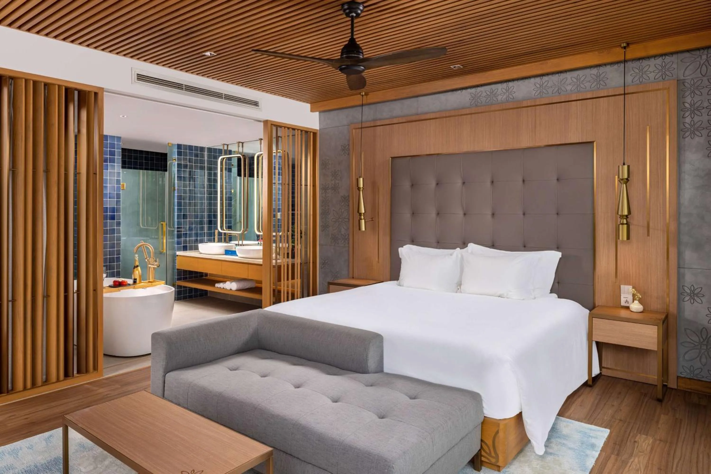 Photo of the whole room, Bed in Wyndham Hoi An Royal Beachfront Resort & Villas