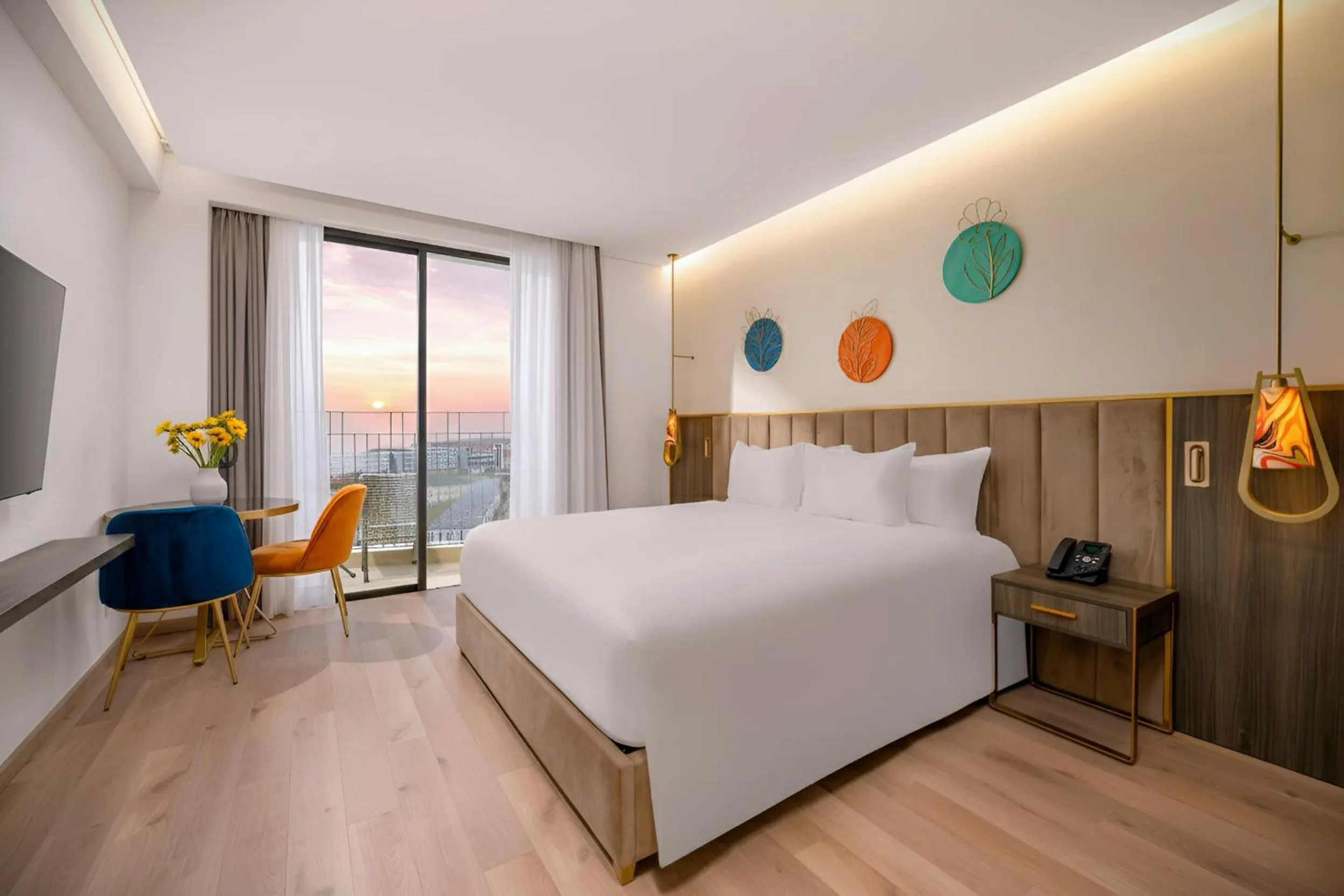 View (from property/room), Bed in Wyndham Hoi An Royal Beachfront Resort & Villas