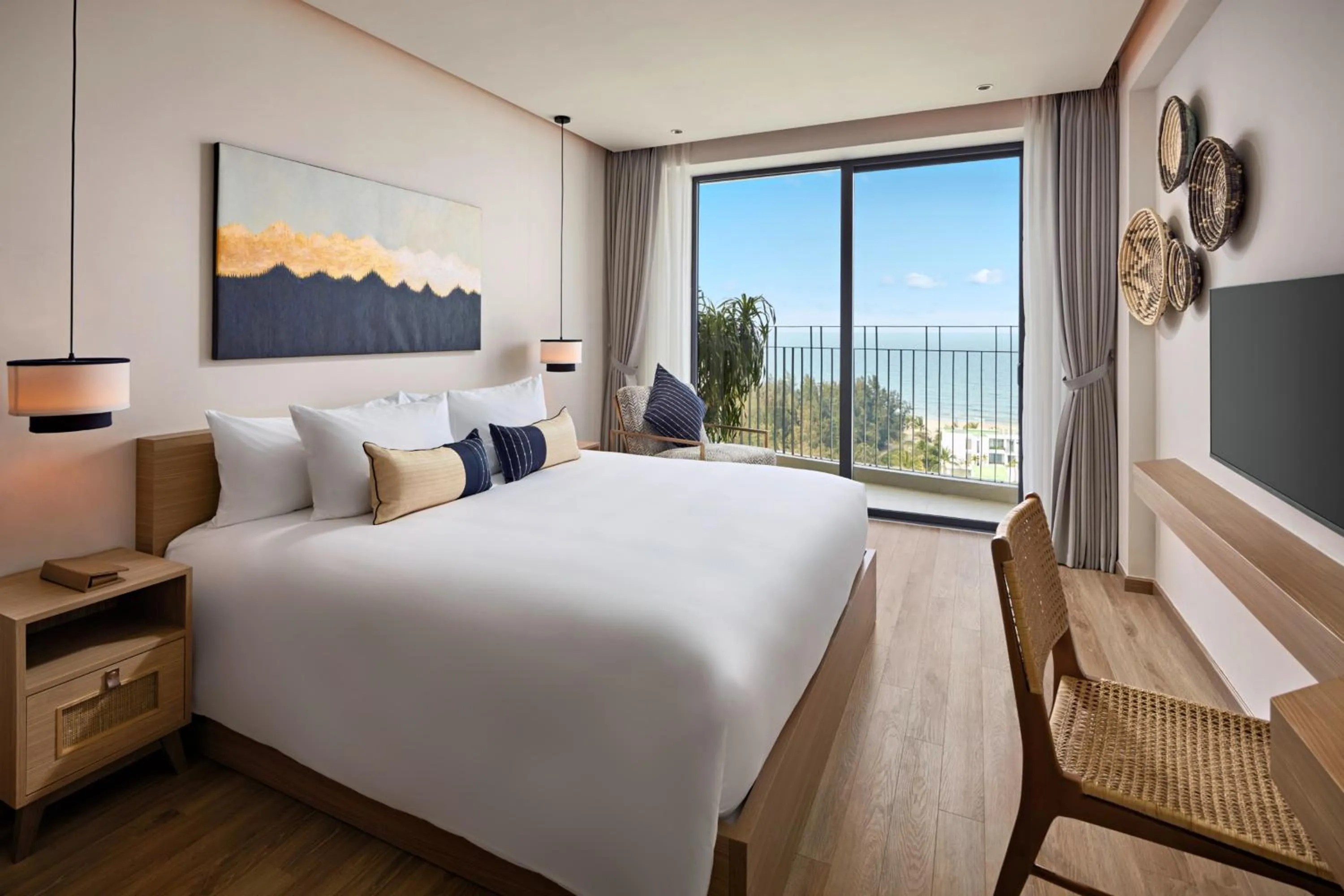 Bedroom, Bed in Wyndham Hoi An Royal Beachfront Resort & Villas