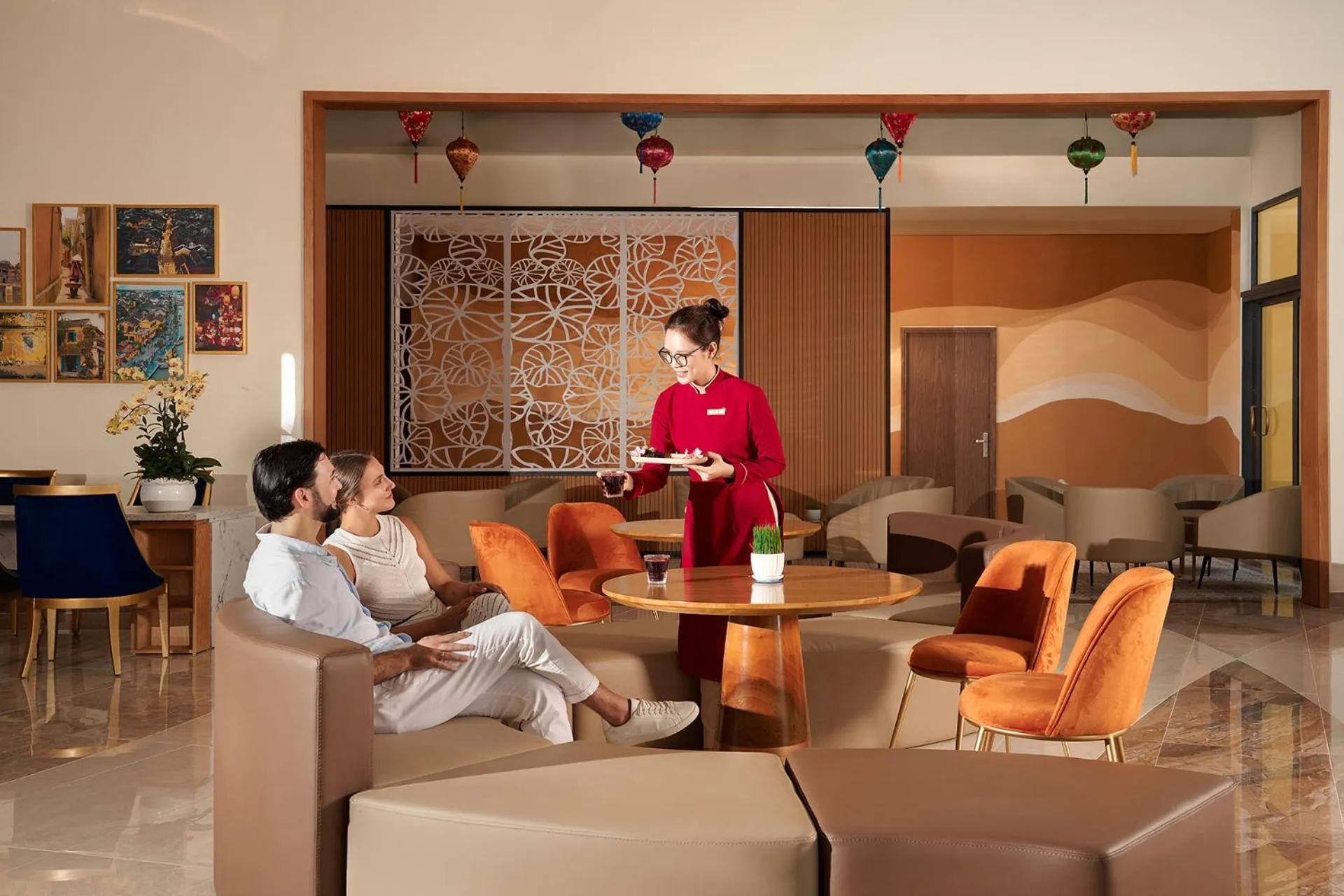 Lounge or bar in Wyndham Hoi An Royal Beachfront Resort & Villas