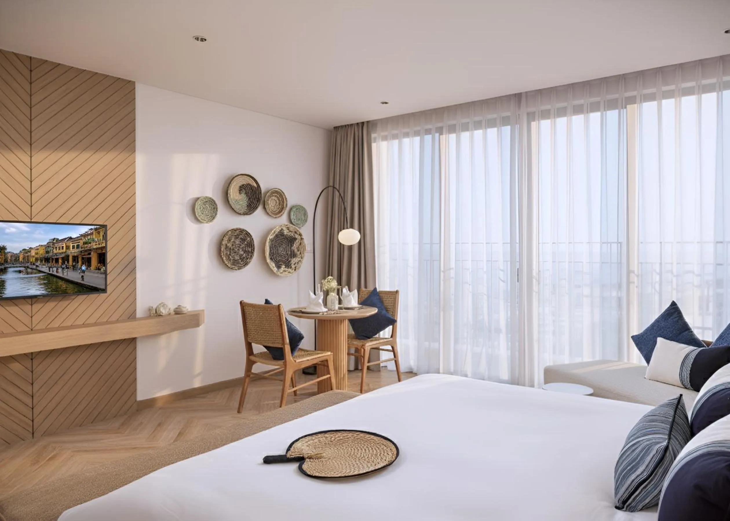 Bed in Wyndham Hoi An Royal Beachfront Resort & Villas