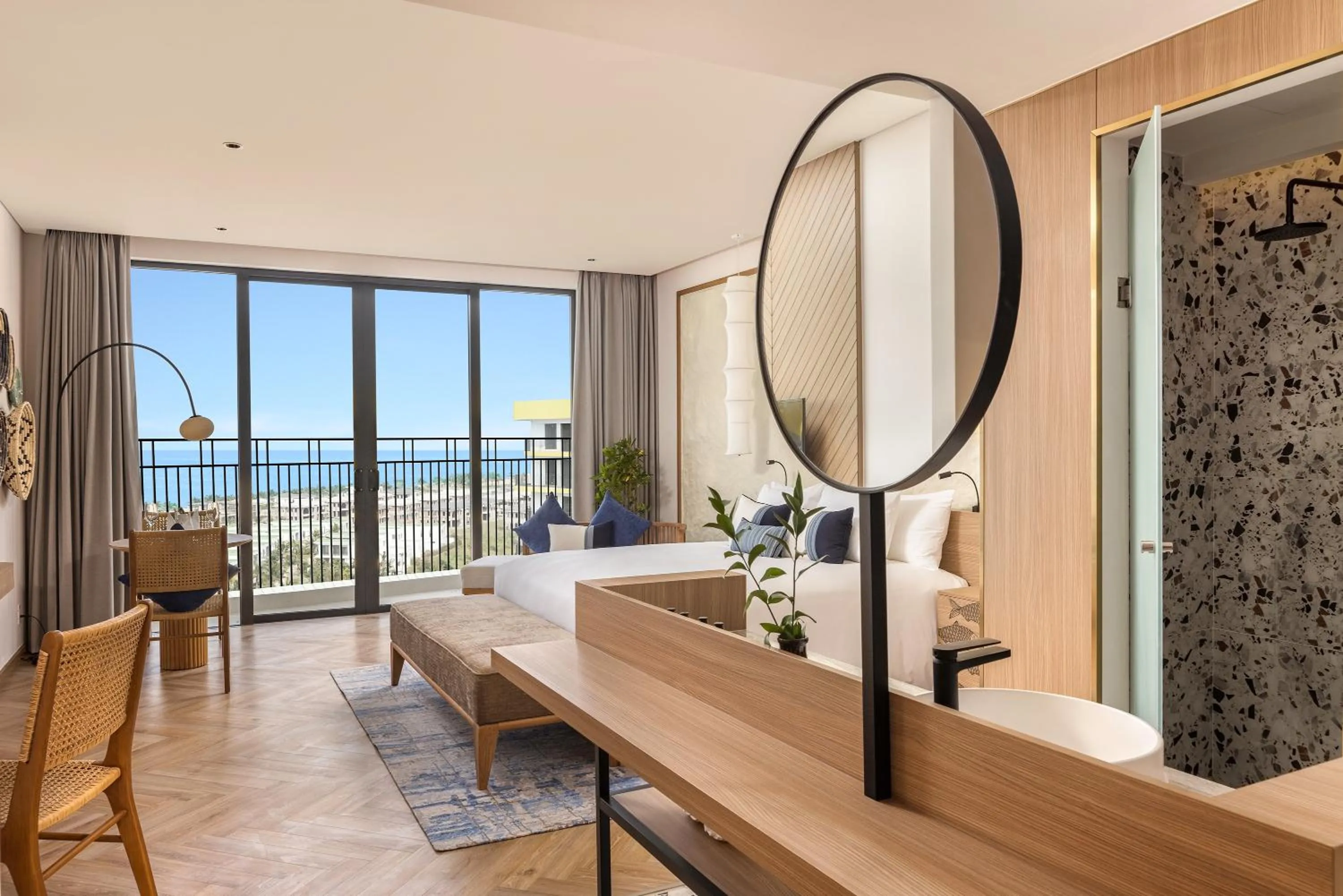 Bed in Wyndham Hoi An Royal Beachfront Resort & Villas