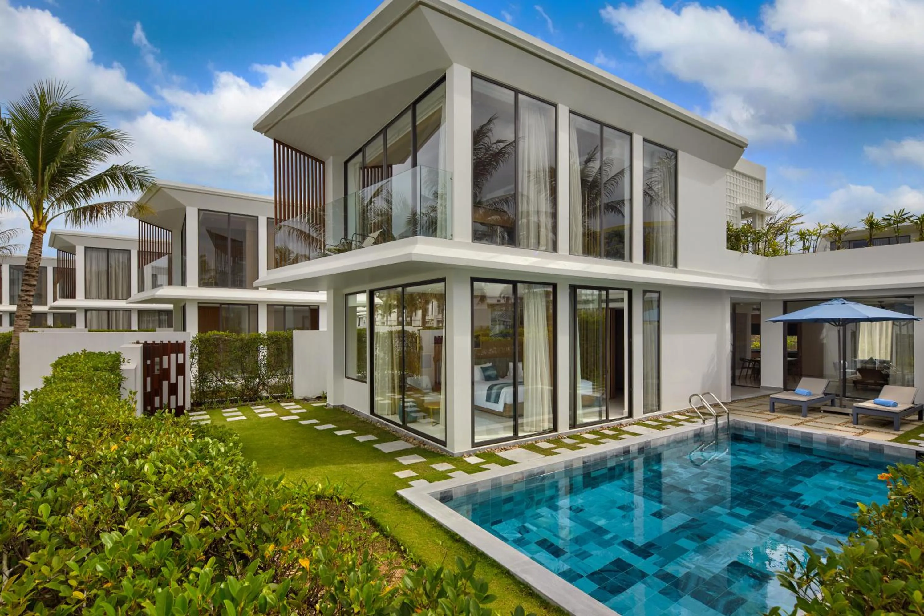Pool view in Wyndham Hoi An Royal Beachfront Resort & Villas